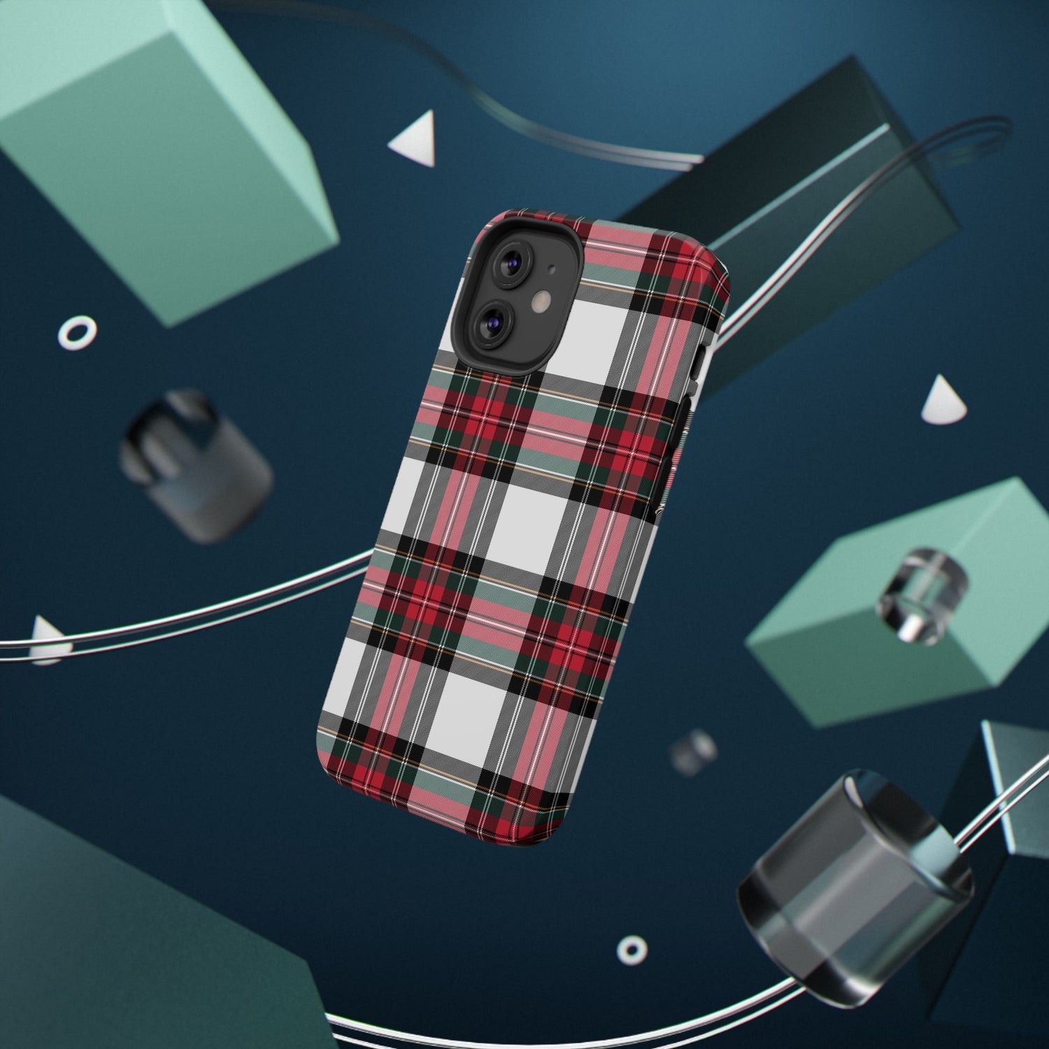 New Tartan Christmas Plaid Impact-Resistant Cases, iPhone, Samsung