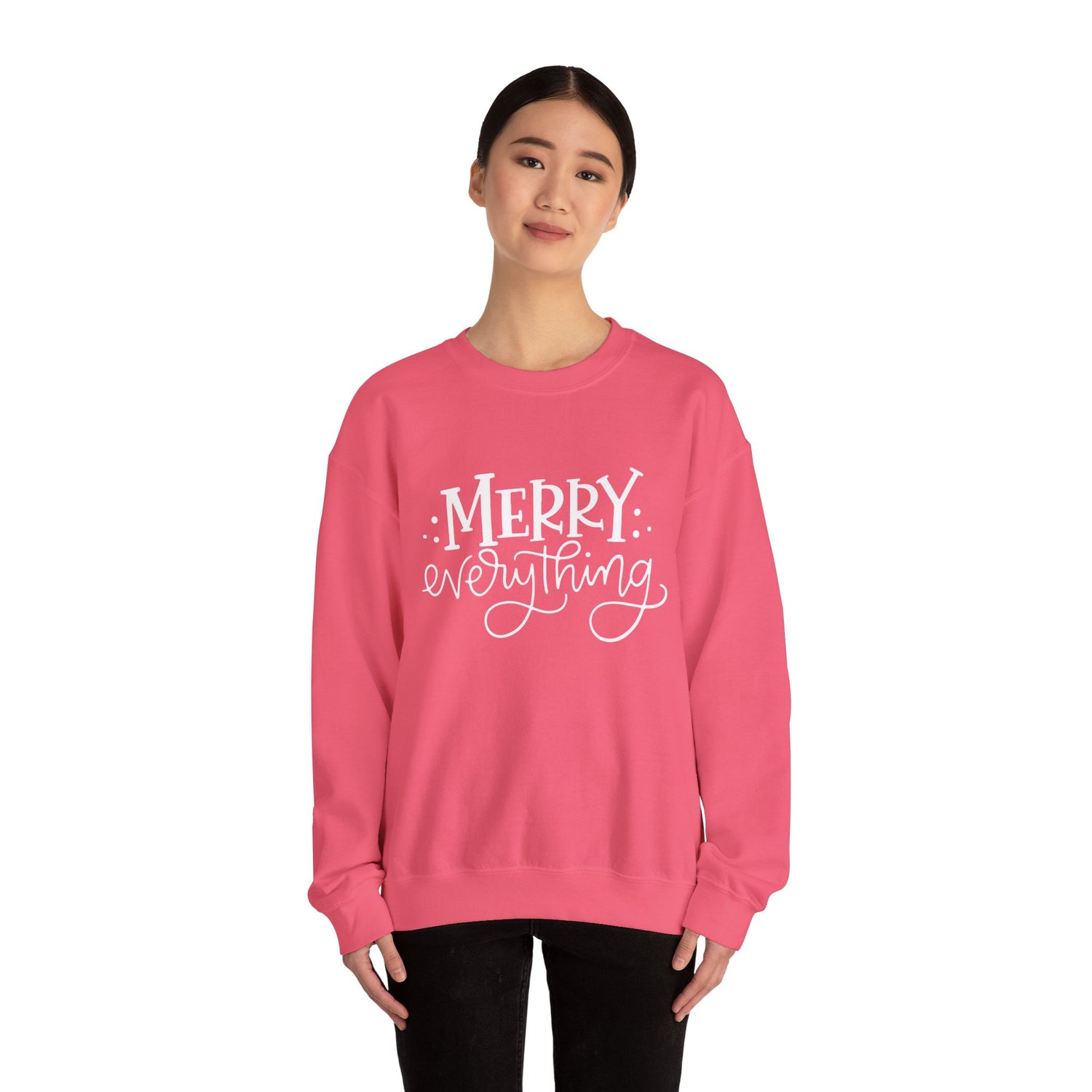 Merry Everything Gildan Crewneck Sweatshirt