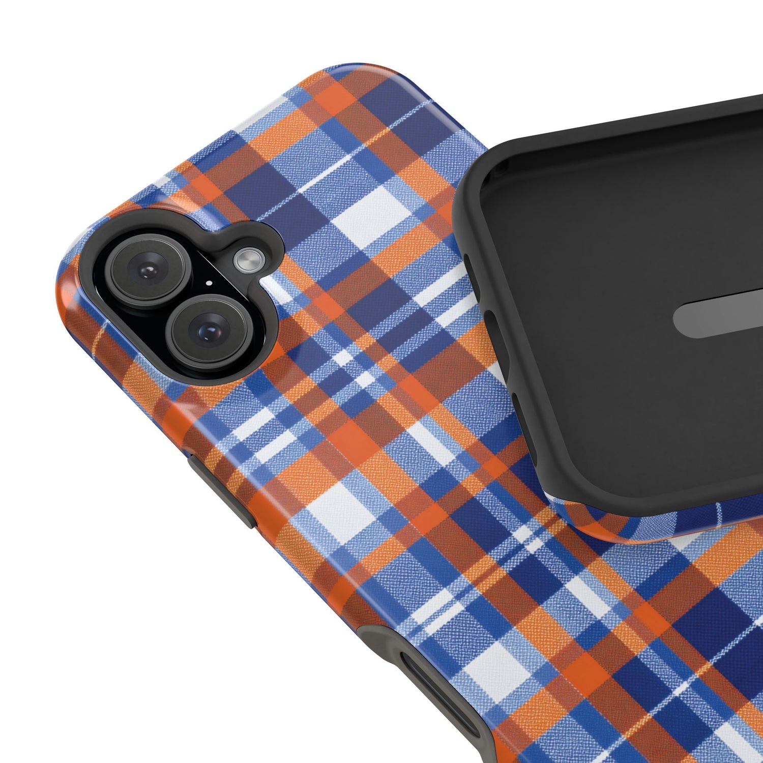 Impact-Resistant Phone Case- Florida Plaid