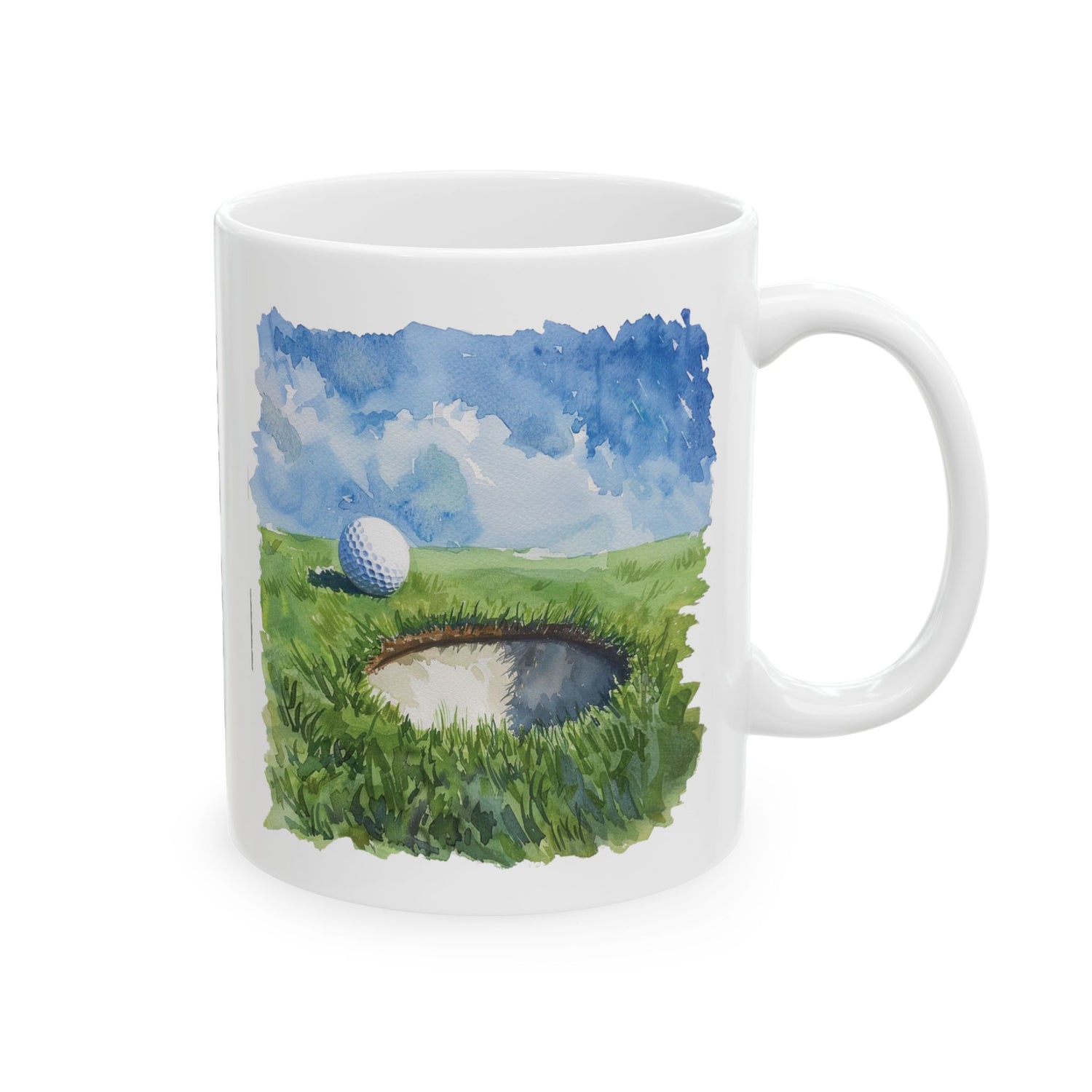 Golf Life Ceramic Mug | Perfect Gift for Golfers, Coffee Lover, Sports Enthusiast, Tea Cup, Home Decor