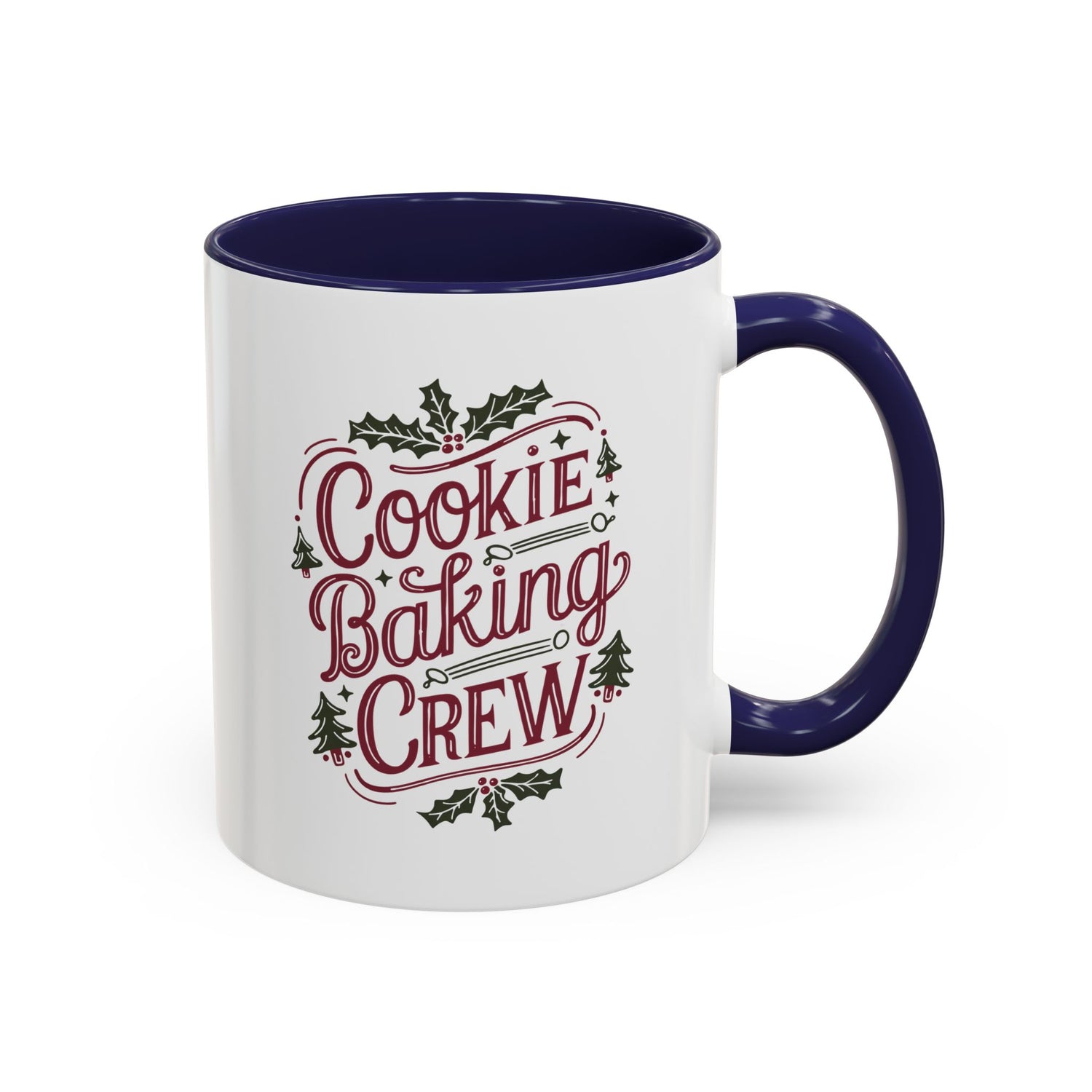 Cookie Baking Crew Coffee Mug | Holiday Gift for Bakers | Cute Ceramic Cup for Home, Kitchen Decor, Christmas, Cookie Lovers