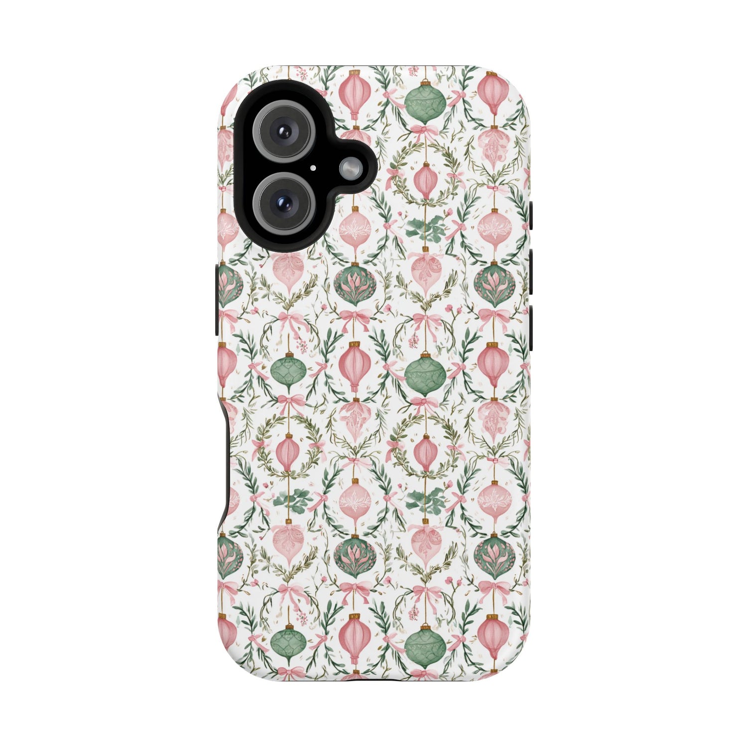 Holiday Ornaments Impact-Resistant Phone Case, iPhone, Samsung