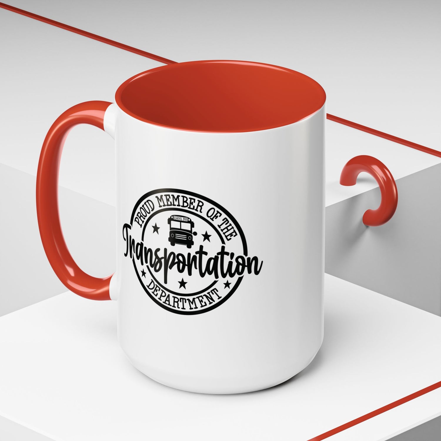 Transportation Department Coffee Mug, Proud Member Mug, Gift for Drivers, Transportation Lover Gift, Fun Coffee Cup, Tea and Coffee Mug