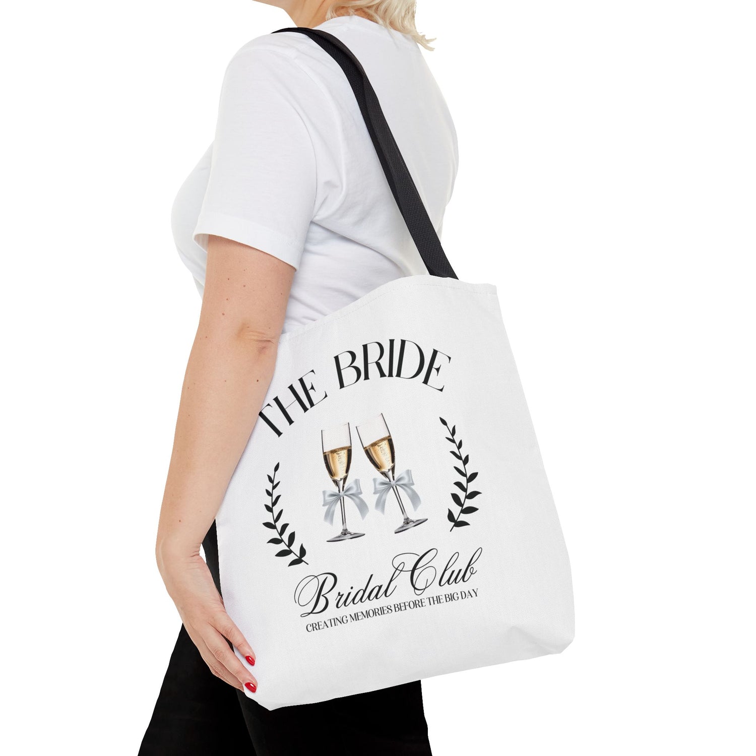 Bridal Club Tote Bag, Wedding Tote, Bride's Party Bag, Bridal Shower Gift, Hen Do Accessory