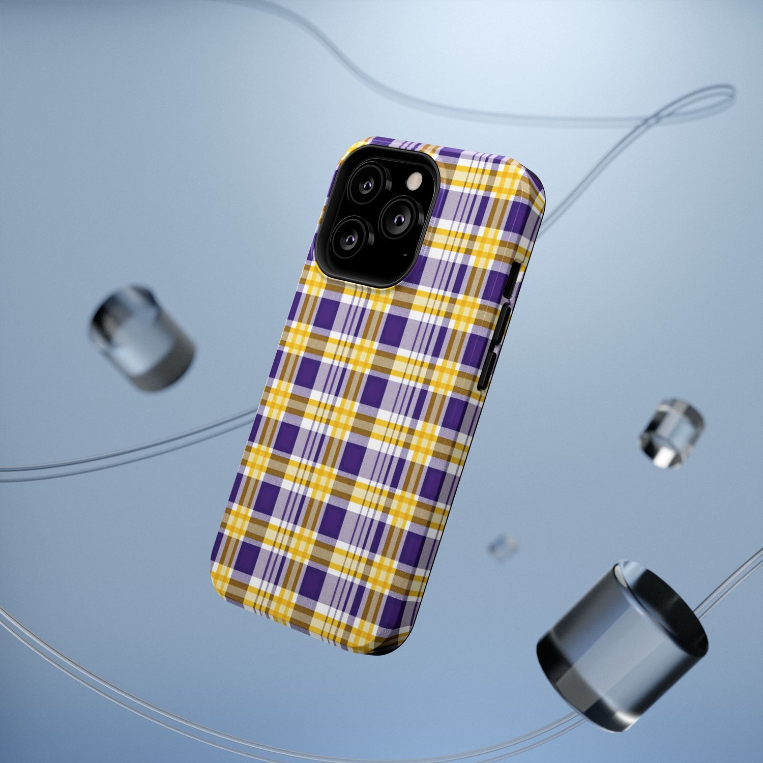 Impact-Resistant Phone Case- Louisiana Plaid