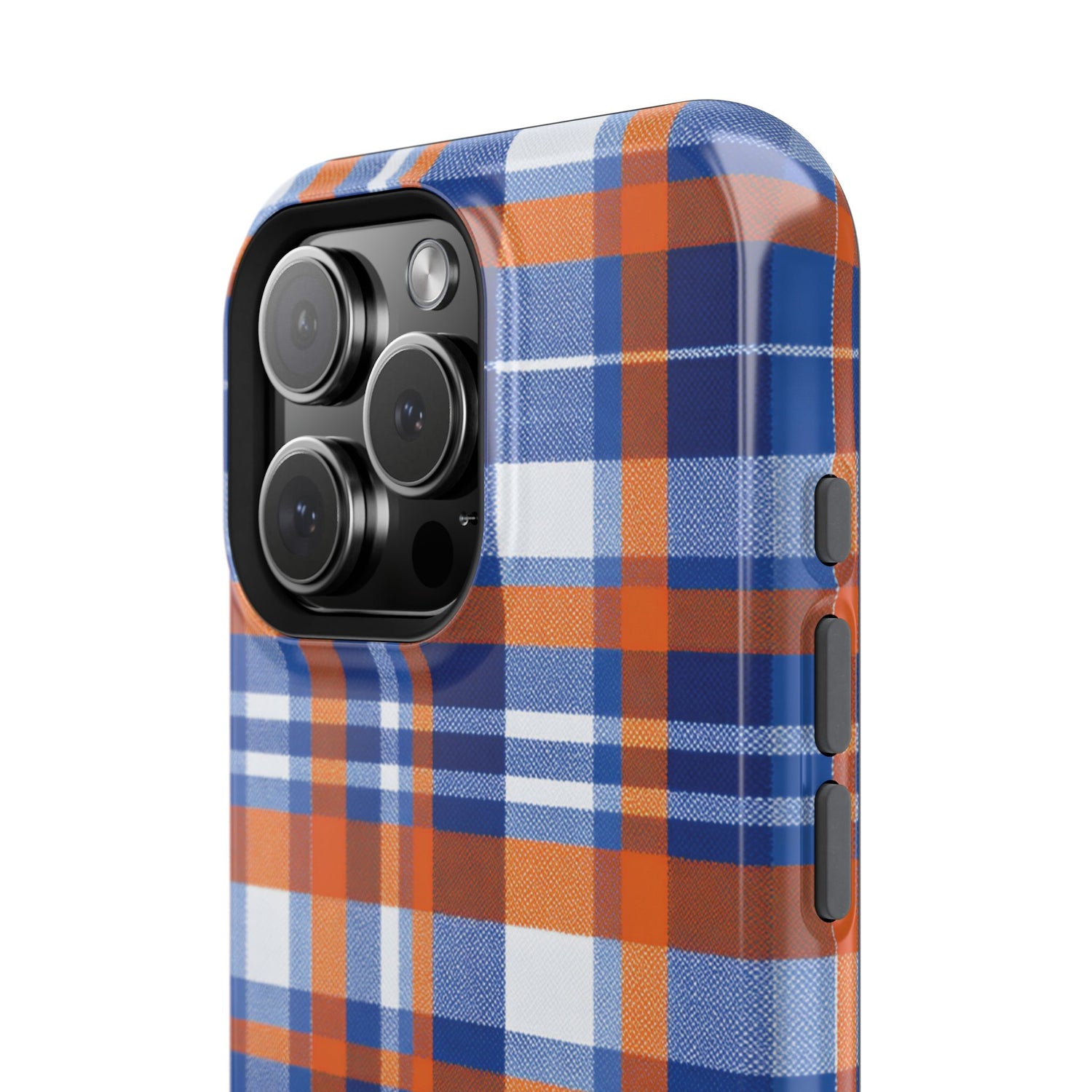 Impact-Resistant Phone Case- Florida Plaid