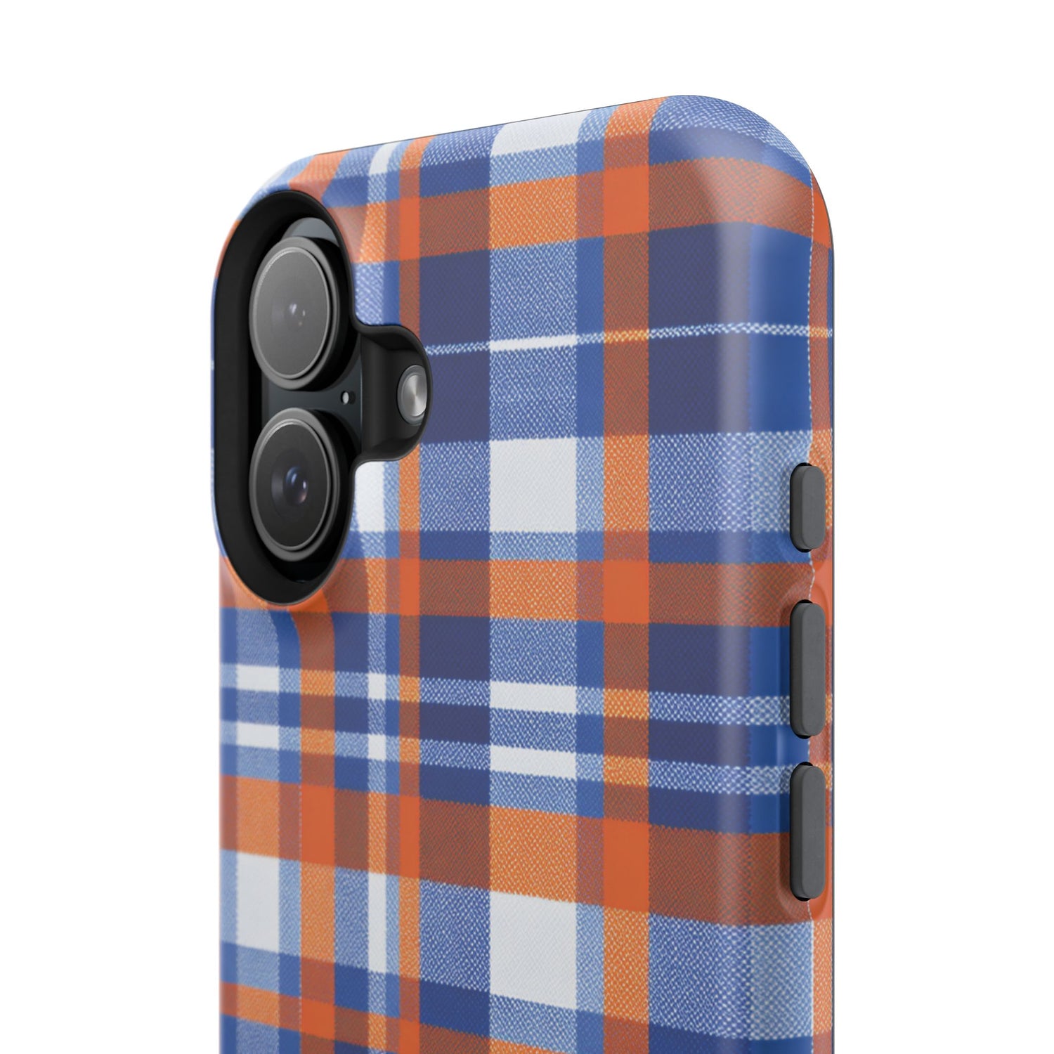 Impact-Resistant Phone Case- Florida Plaid