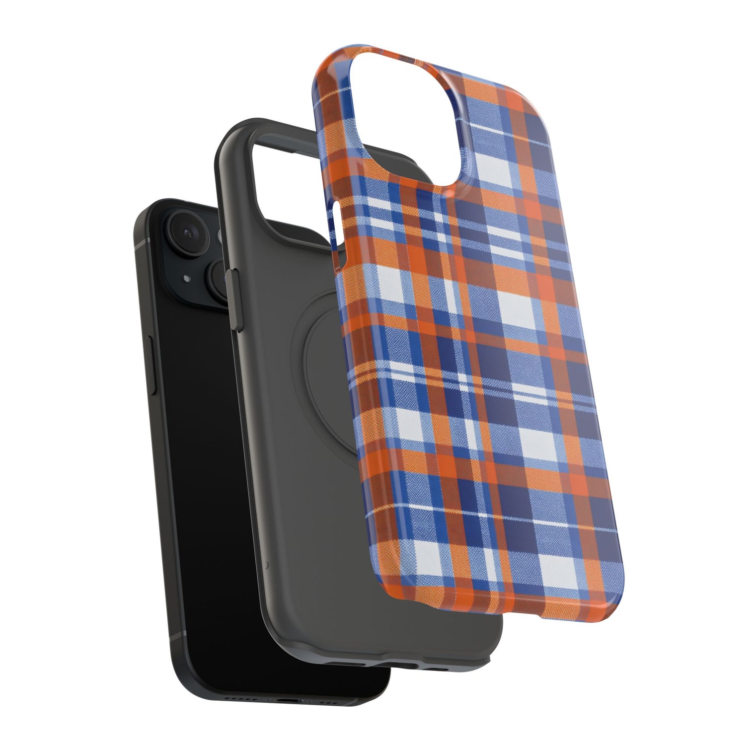 Impact-Resistant Phone Case- Florida Plaid