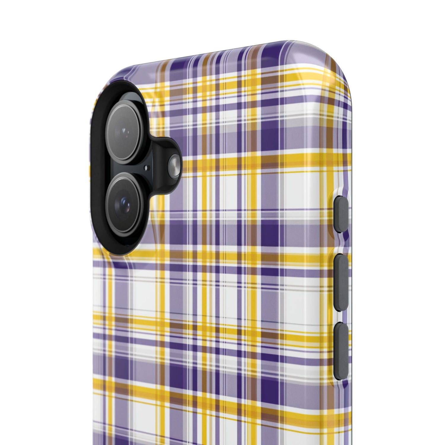 Louisiana Plaid Impact-Resistant Phone Case