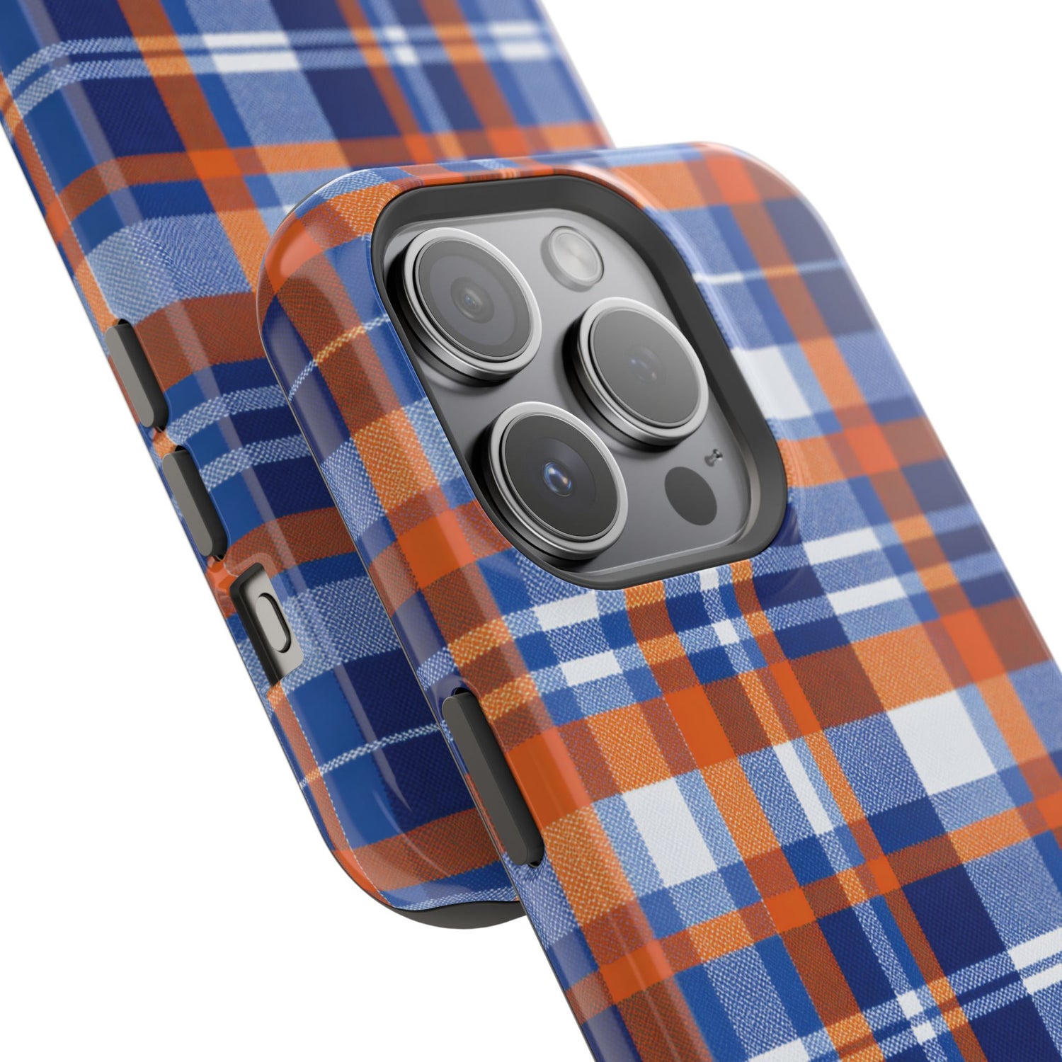 Impact-Resistant Phone Case- Florida Plaid