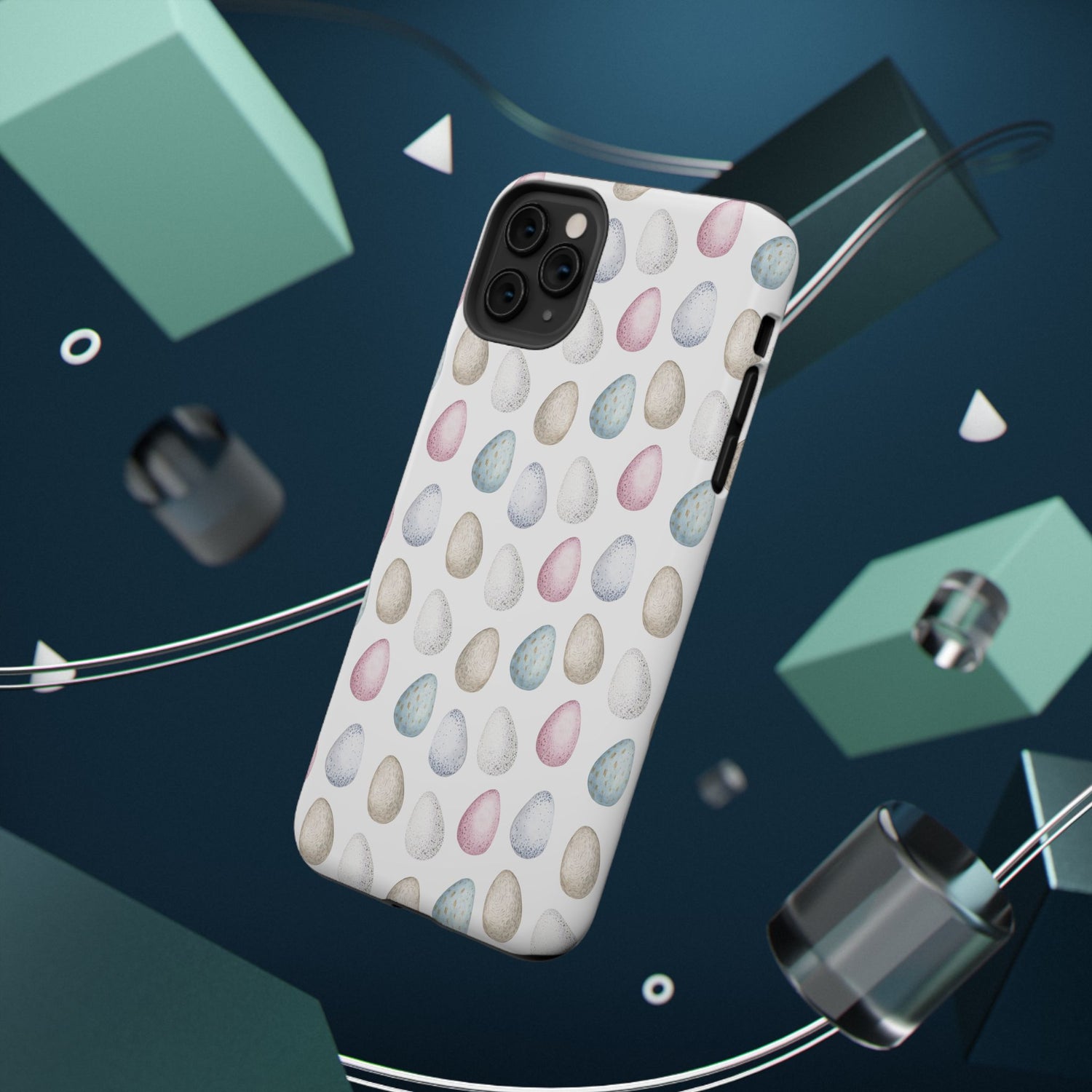 Impact-Resistant Cases- Easter Watercolor Eggs