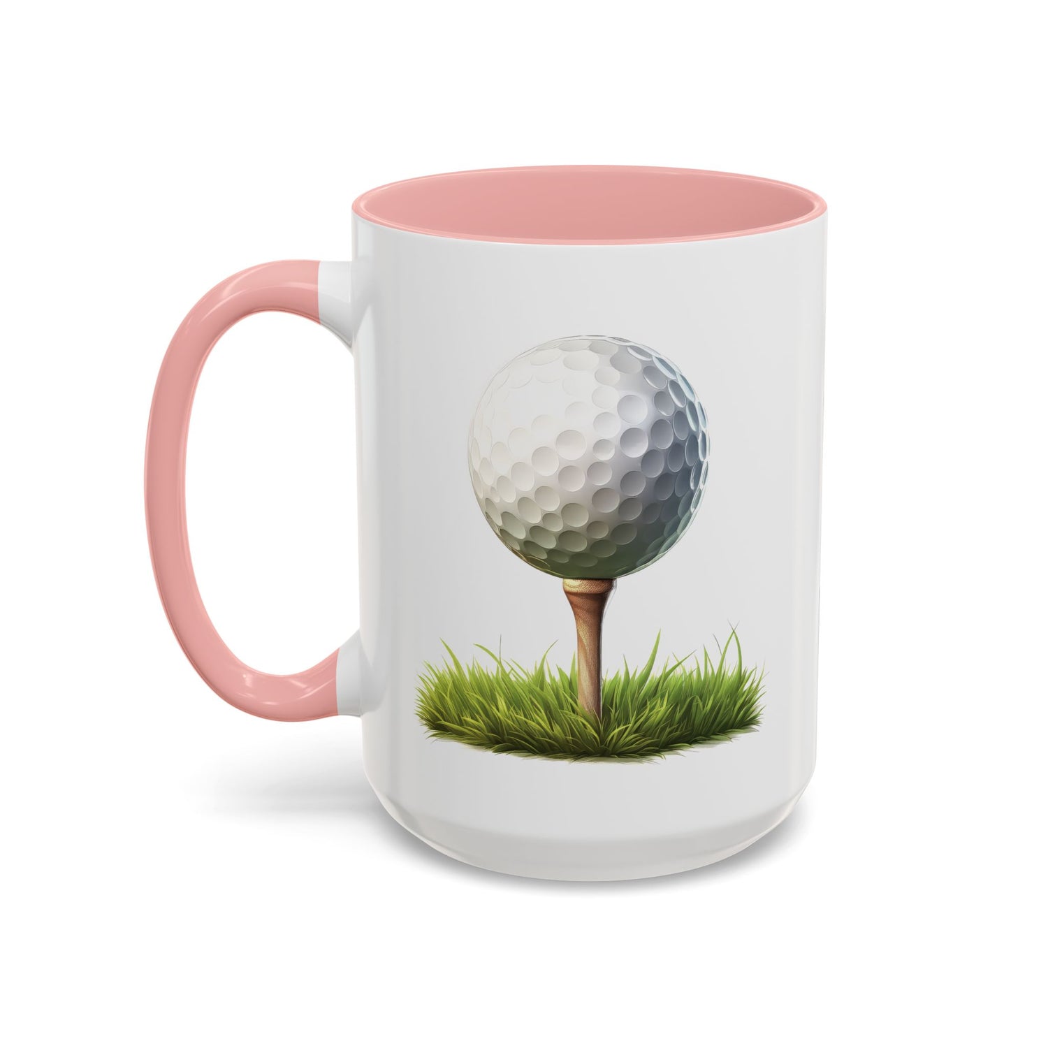 Golf Lover's Accent Coffee Mug - Perfect Gift for Golfers, Tee Time Enthusiasts, Sports Coffee Mug, Fun Golf Decor, Unique Golf Gifts