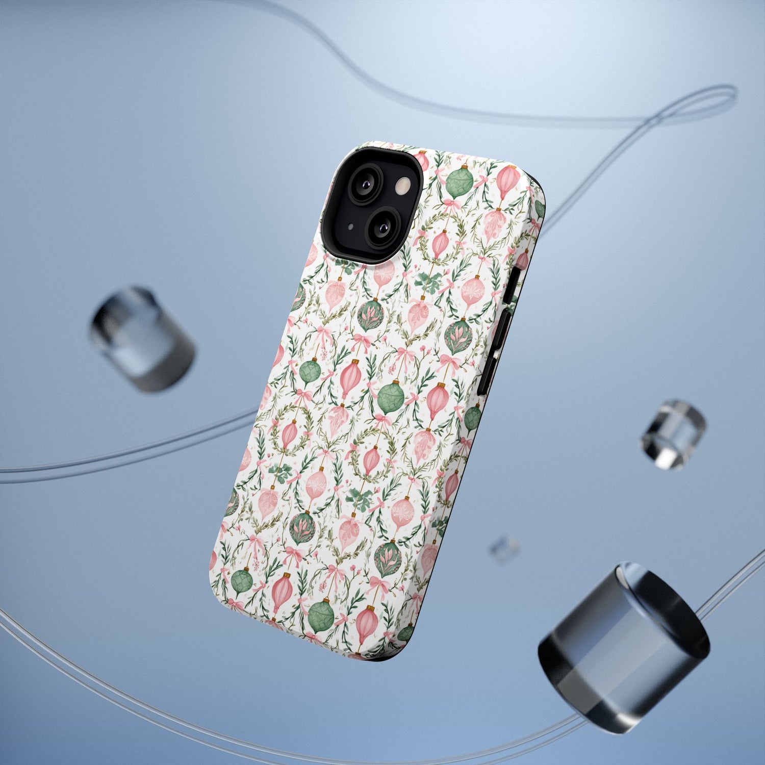 Holiday Ornaments Impact-Resistant Phone Case, iPhone, Samsung