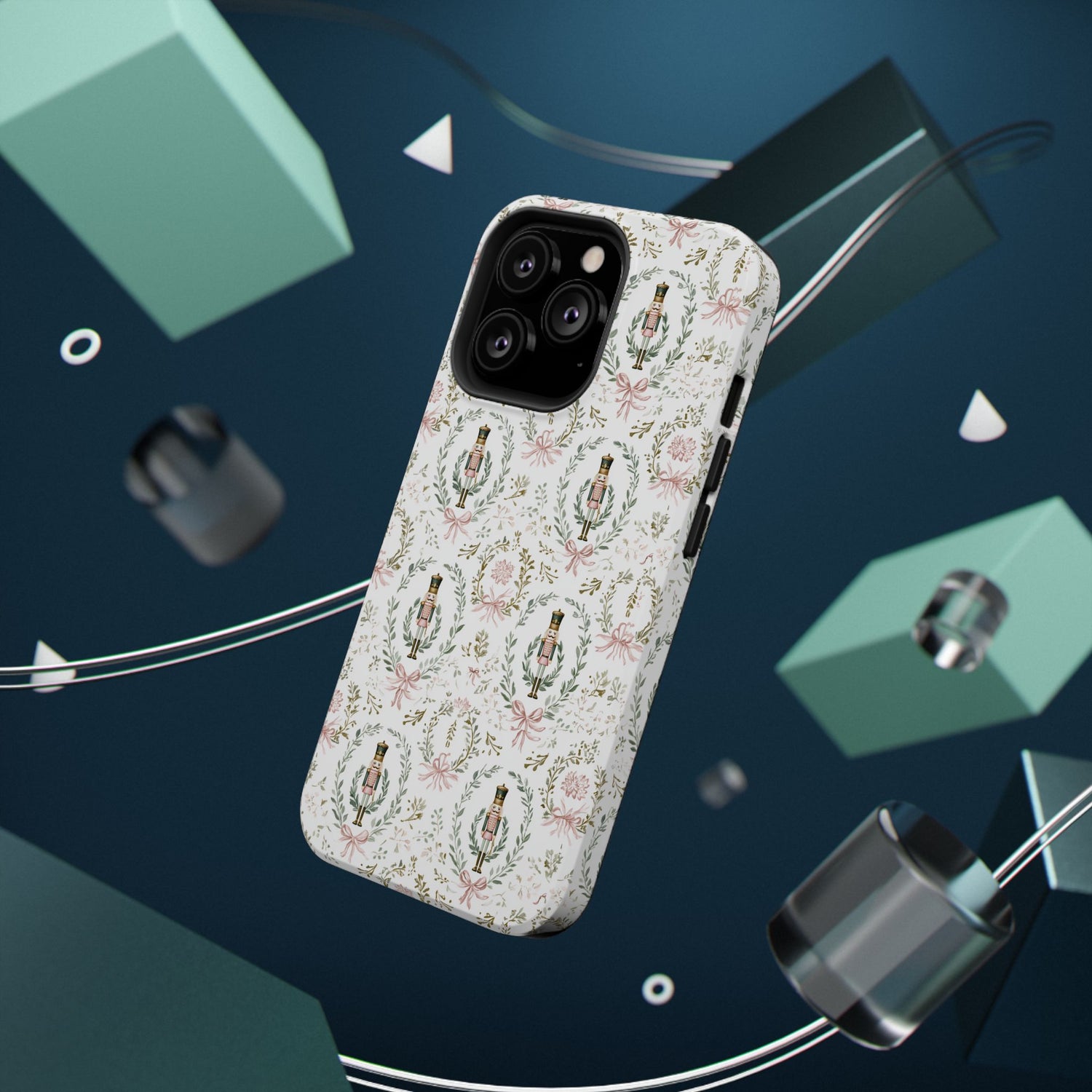 Impact-Resistant Phone Case- Nutcracker Floral