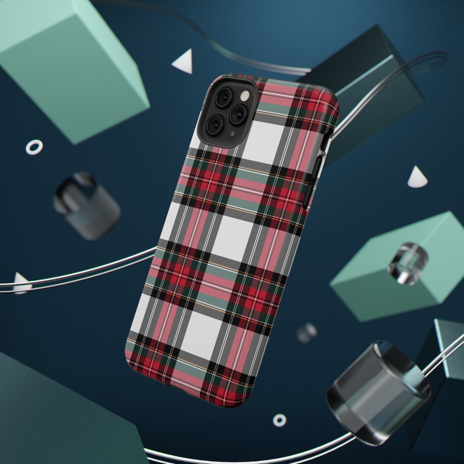 New Tartan Christmas Plaid Impact-Resistant Cases, iPhone, Samsung