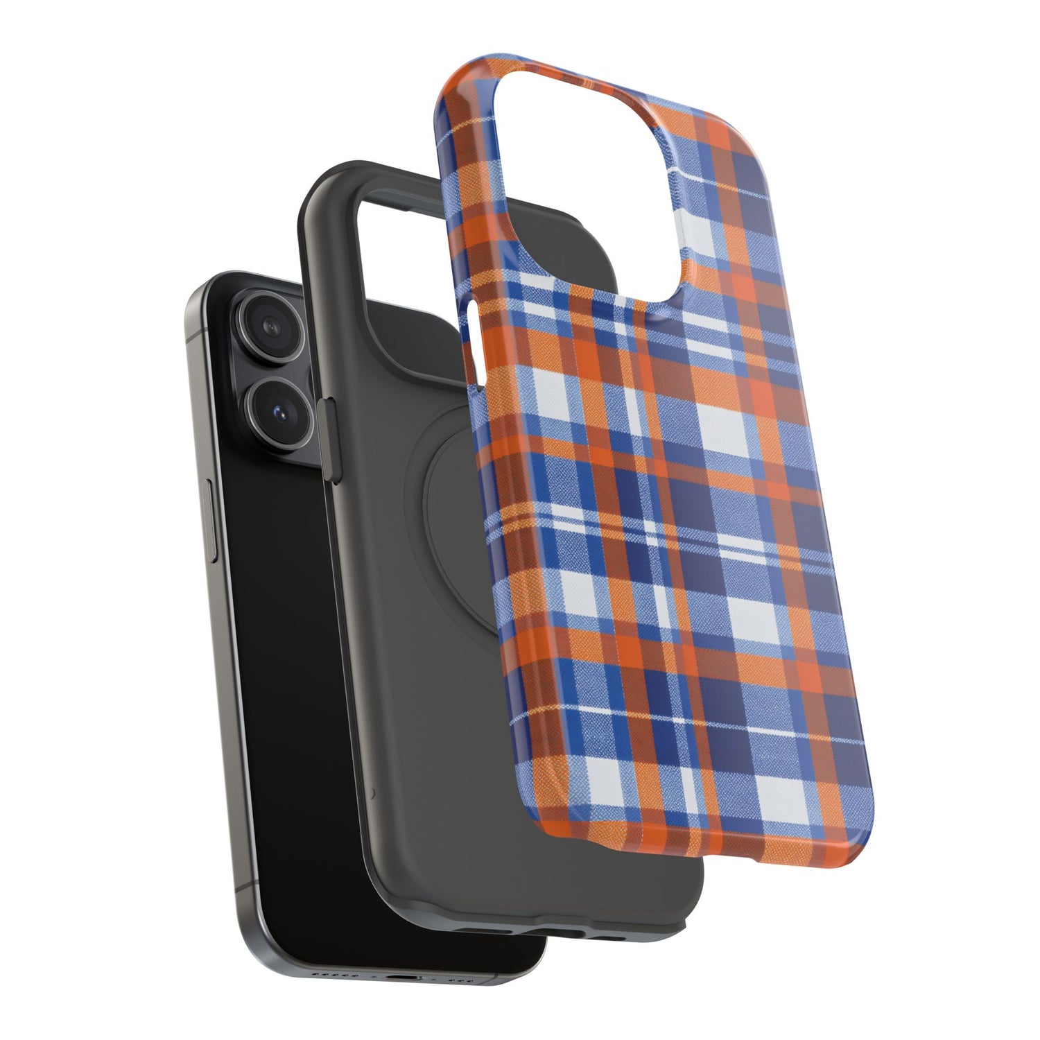 Impact-Resistant Phone Case- Florida Plaid