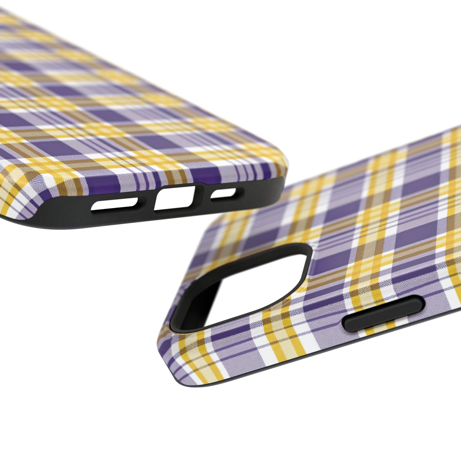Impact-Resistant Phone Case- Louisiana Plaid