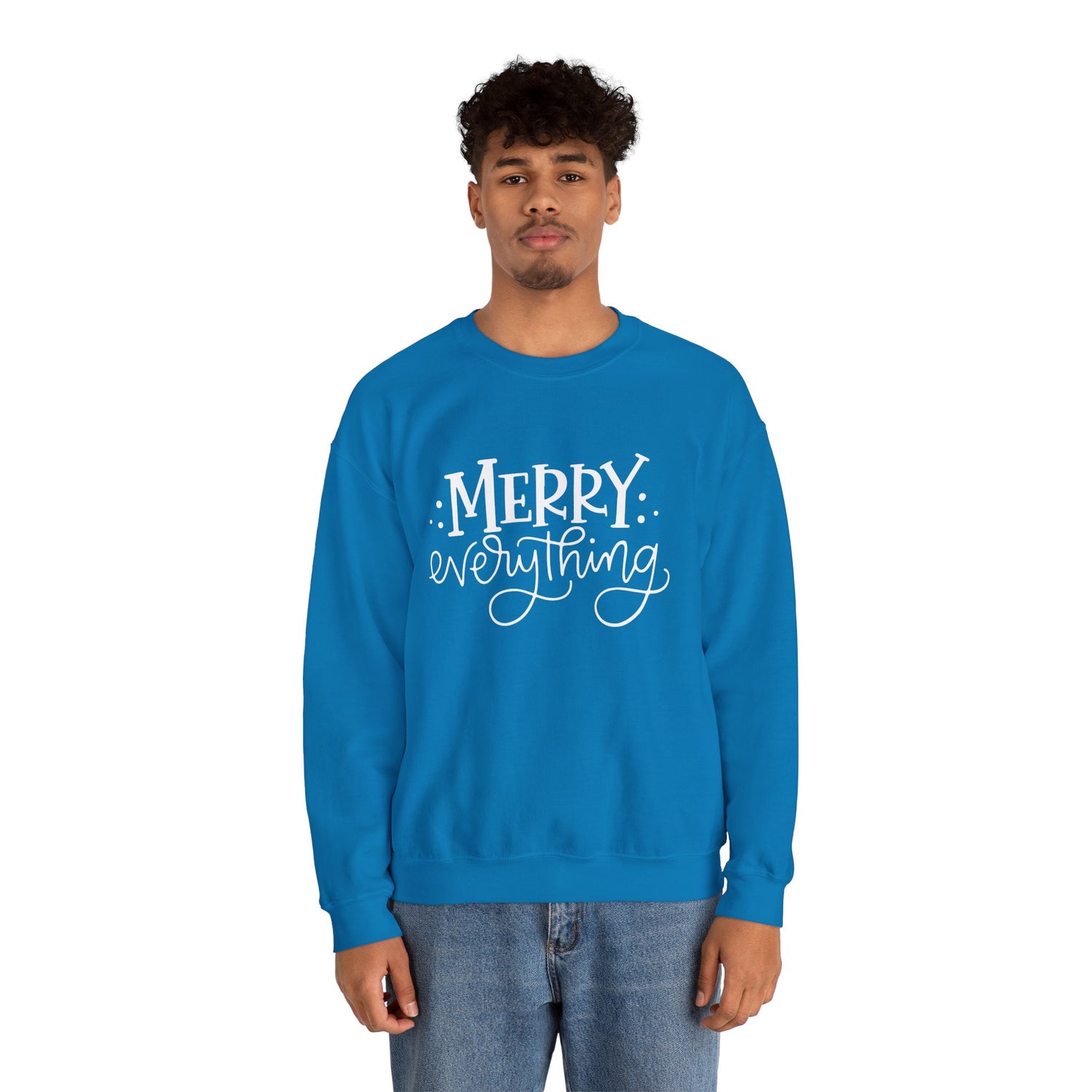 Merry Everything Gildan Crewneck Sweatshirt