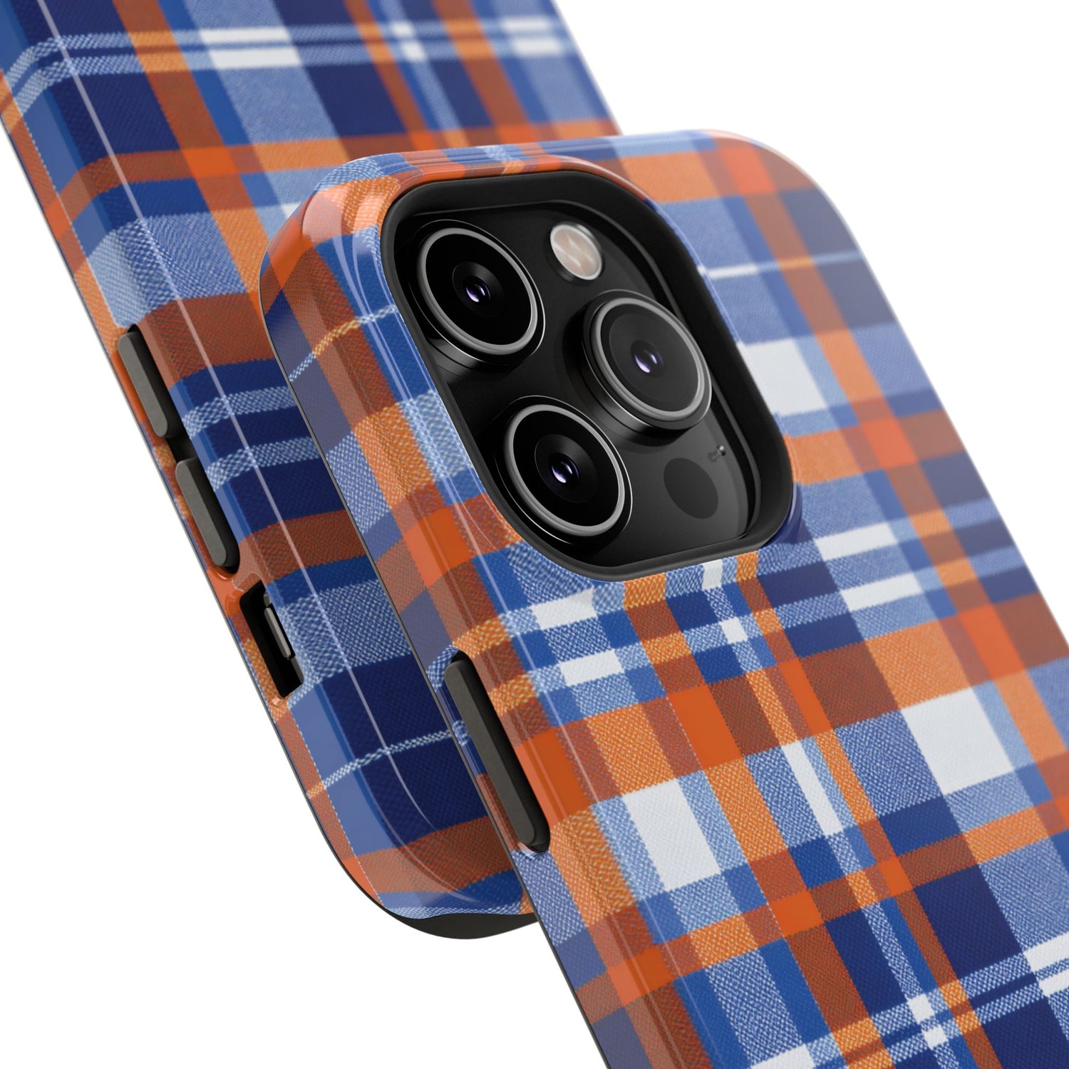 Impact-Resistant Phone Case- Florida Plaid