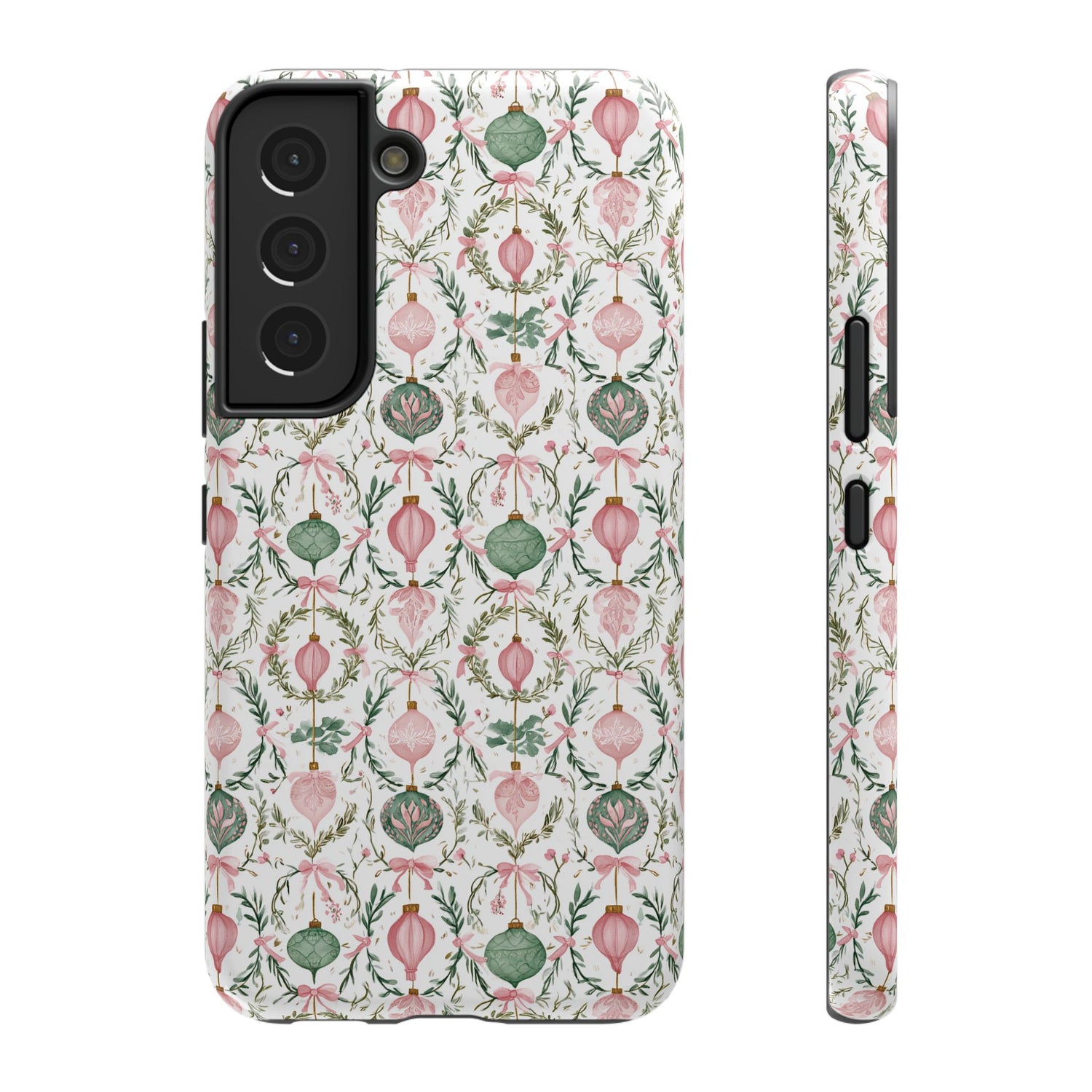 Holiday Ornaments Impact-Resistant Phone Case, iPhone, Samsung