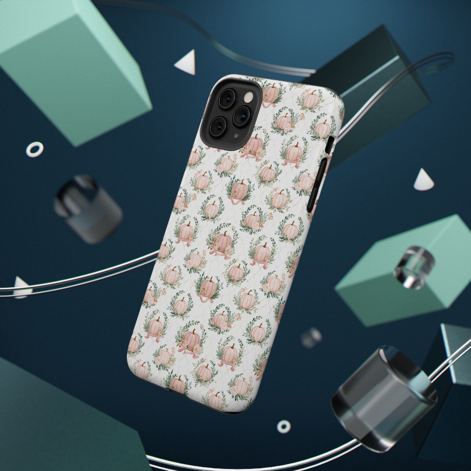 Elegant Pumpkin Impact-Resistant Phone Case, iPhone, Samsung