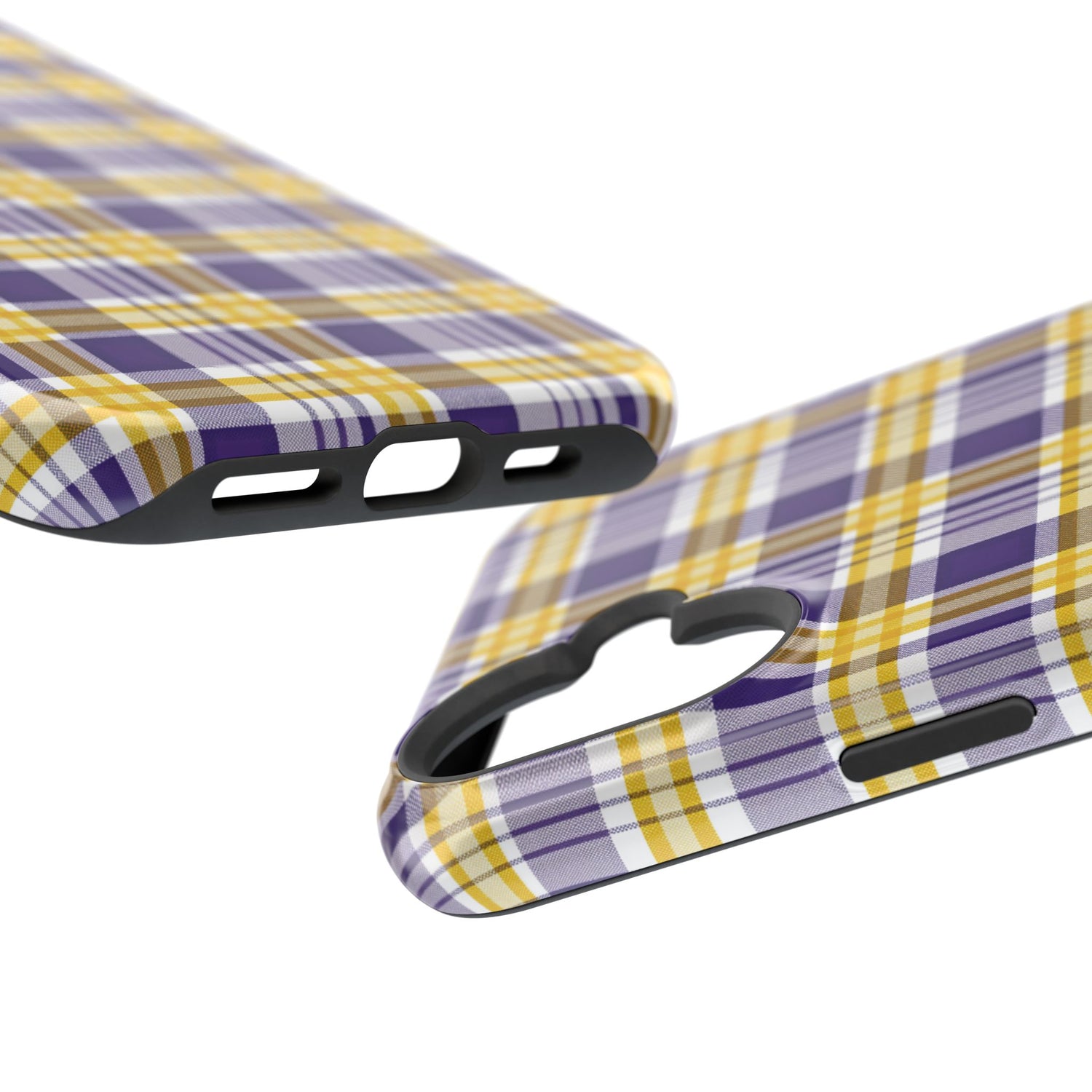 Impact-Resistant Phone Case- Louisiana Plaid