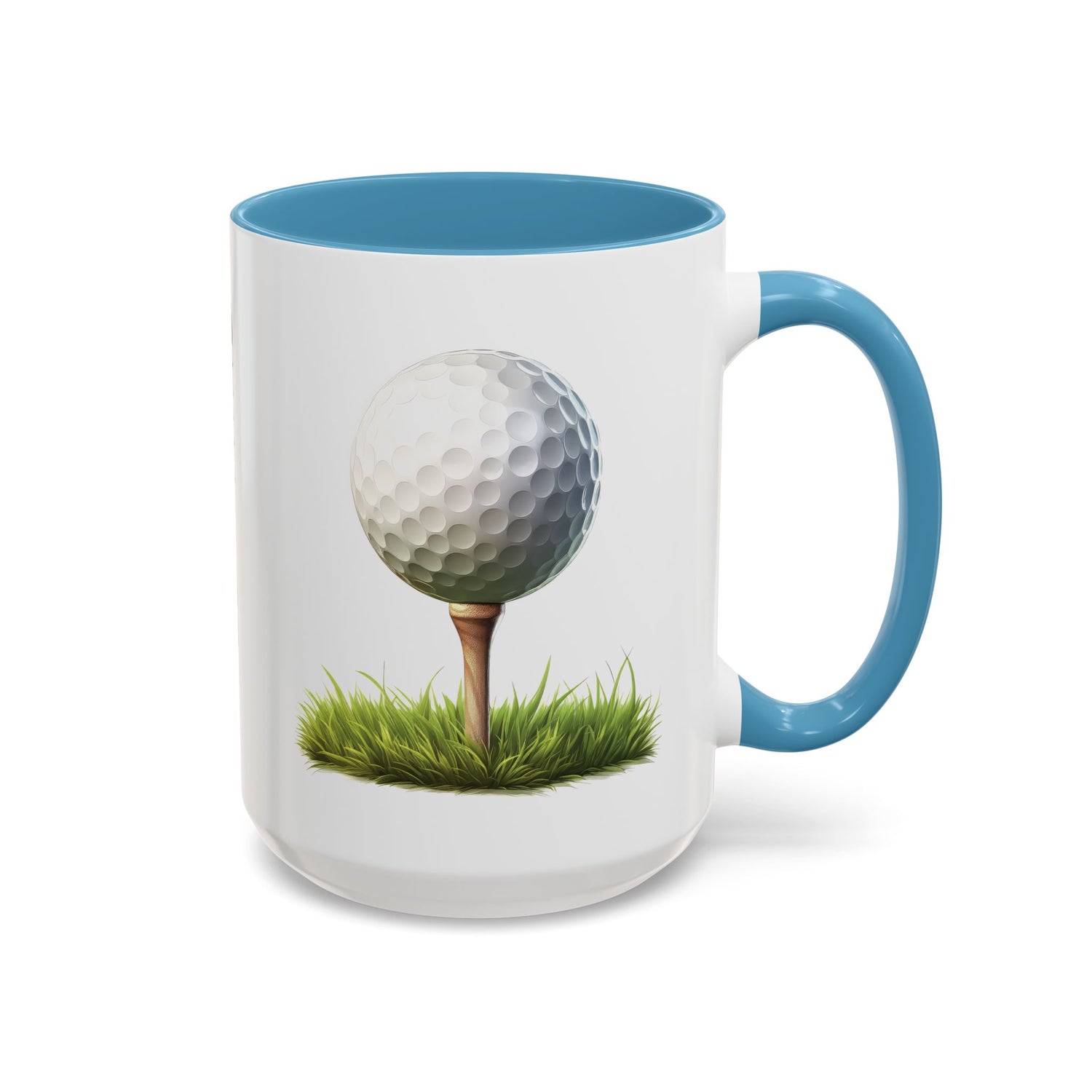 Golf Lover's Accent Coffee Mug - Perfect Gift for Golfers, Tee Time Enthusiasts, Sports Coffee Mug, Fun Golf Decor, Unique Golf Gifts