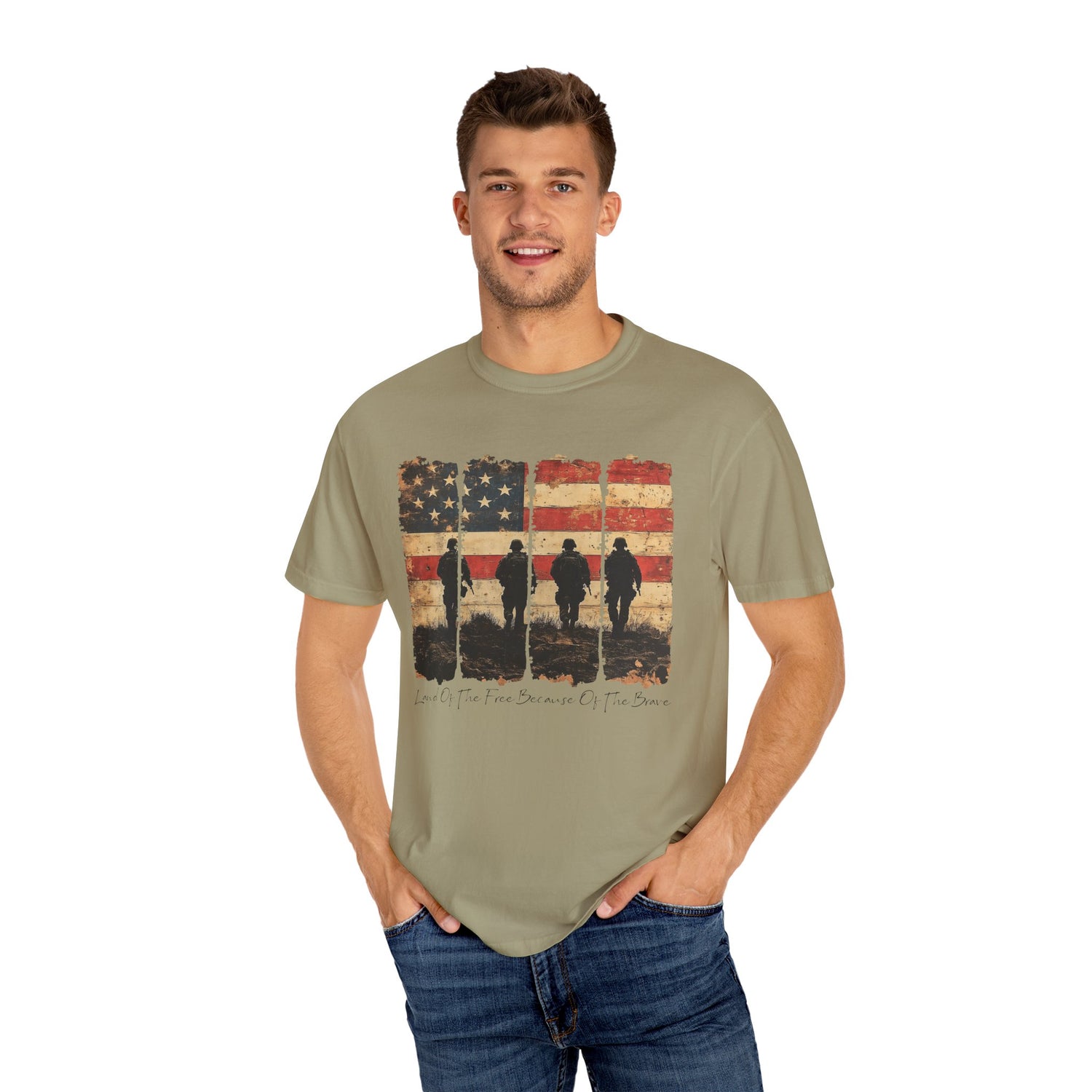 Men's Garment-Dyed T-shirt - Land of the Free