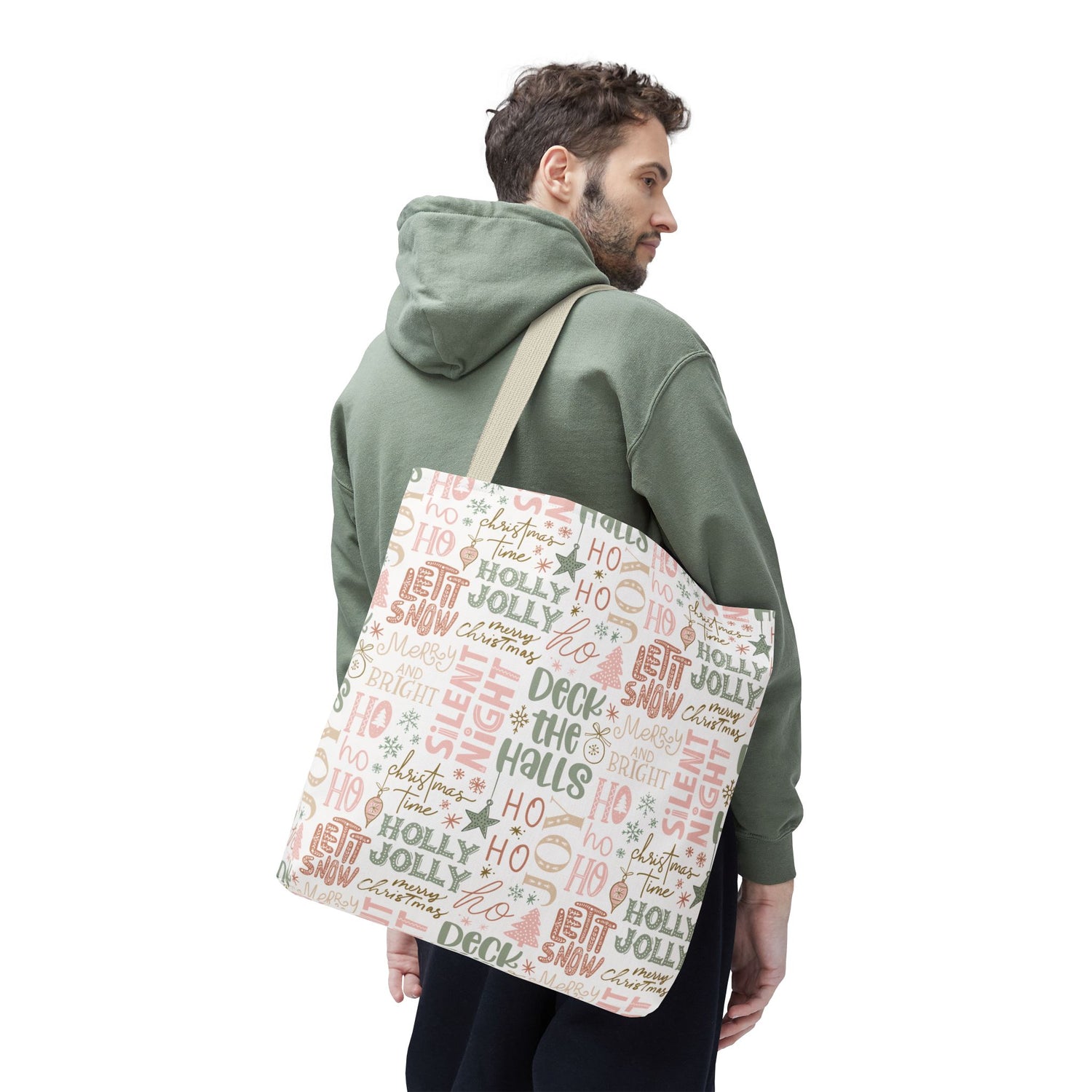 Christmas Phrases Tote Bag