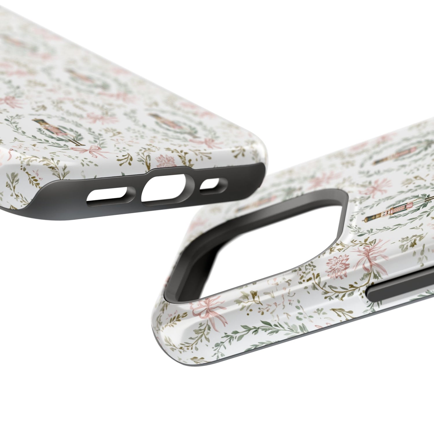 Impact-Resistant Phone Case- Nutcracker Floral