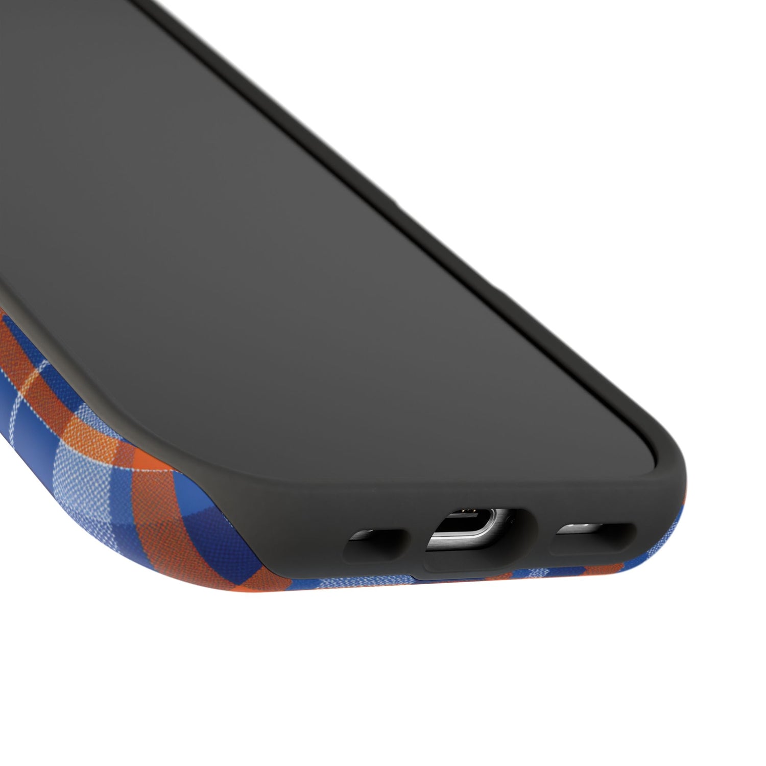 Impact-Resistant Phone Case- Florida Plaid