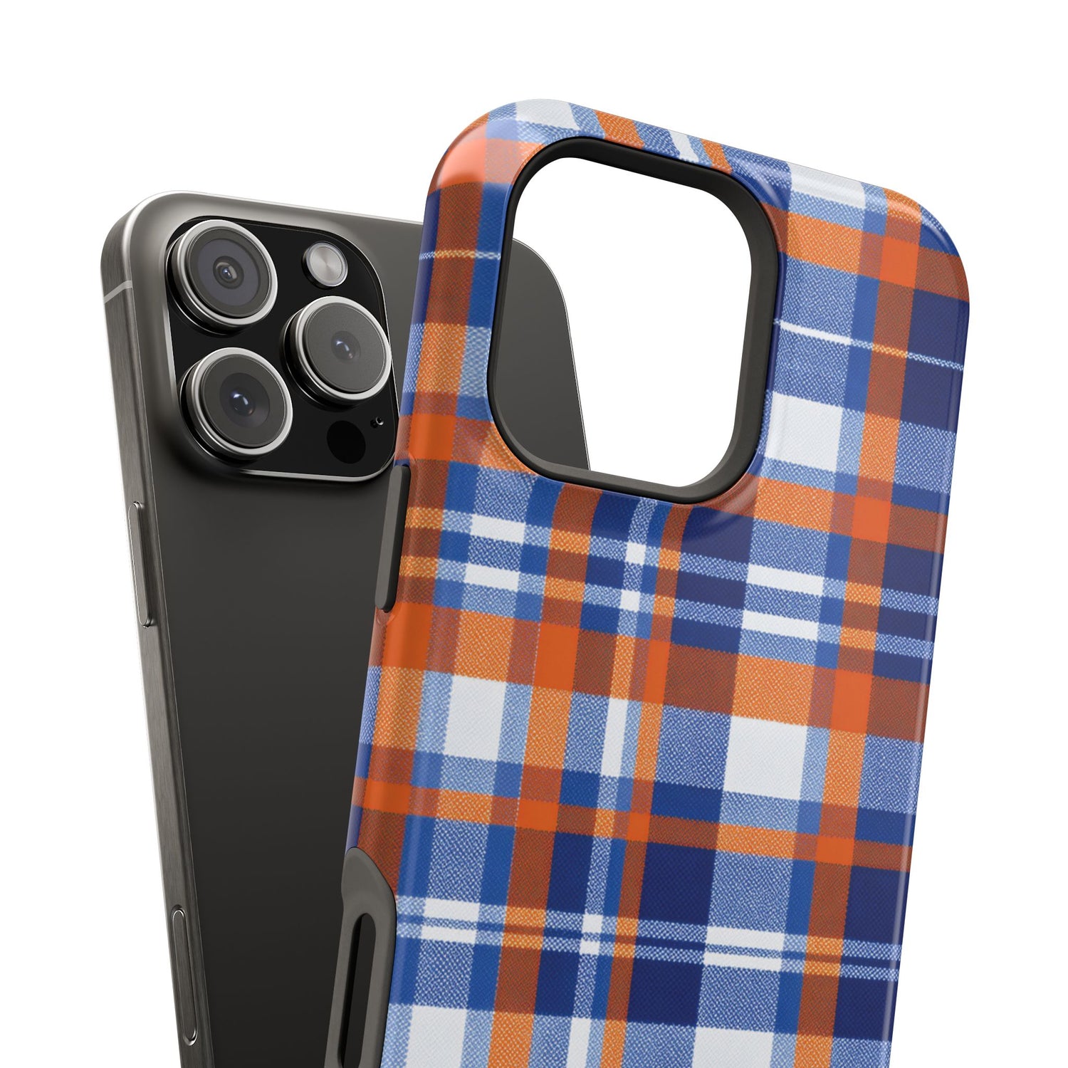 Impact-Resistant Phone Case- Florida Plaid