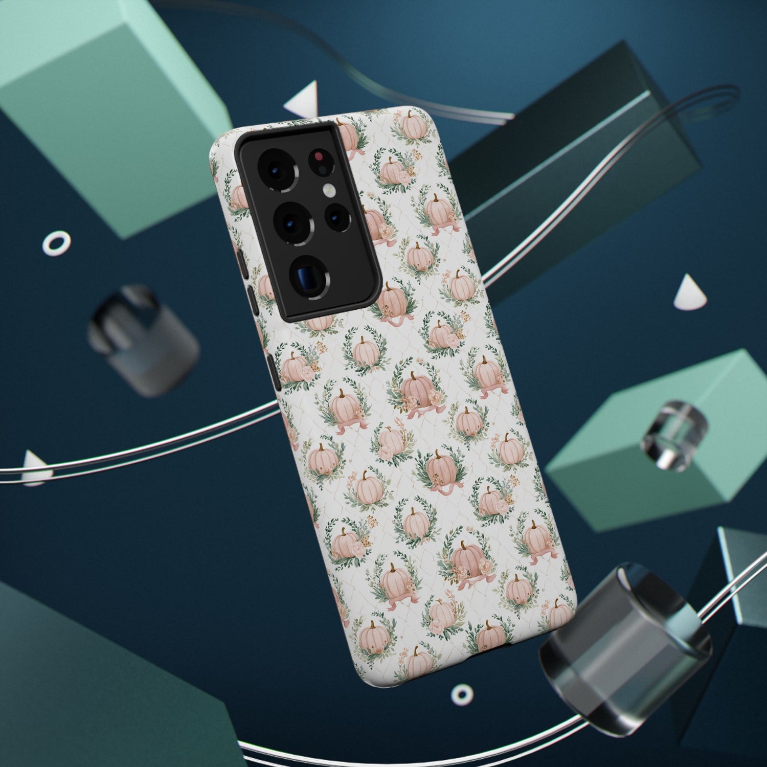 Elegant Pumpkin Impact-Resistant Phone Case, iPhone, Samsung
