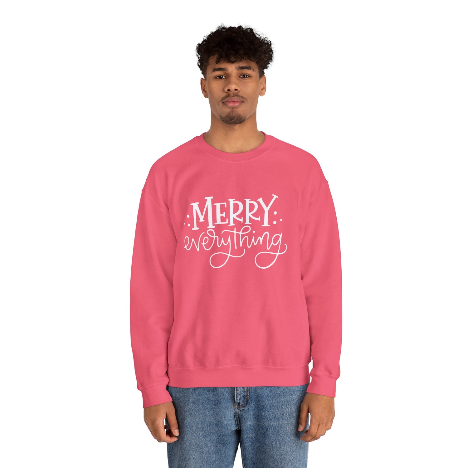 Merry Everything Gildan Crewneck Sweatshirt