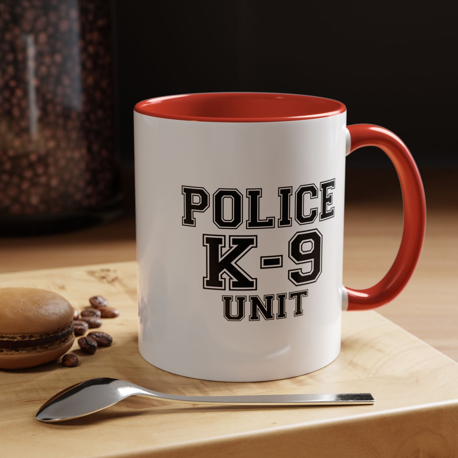 Police K-9 Unit Coffee Mug, Police Dog Lover Gift, K9 Officer Present, Law Enforcement Mug, Dog Handler Cup, Unique Gift for Police