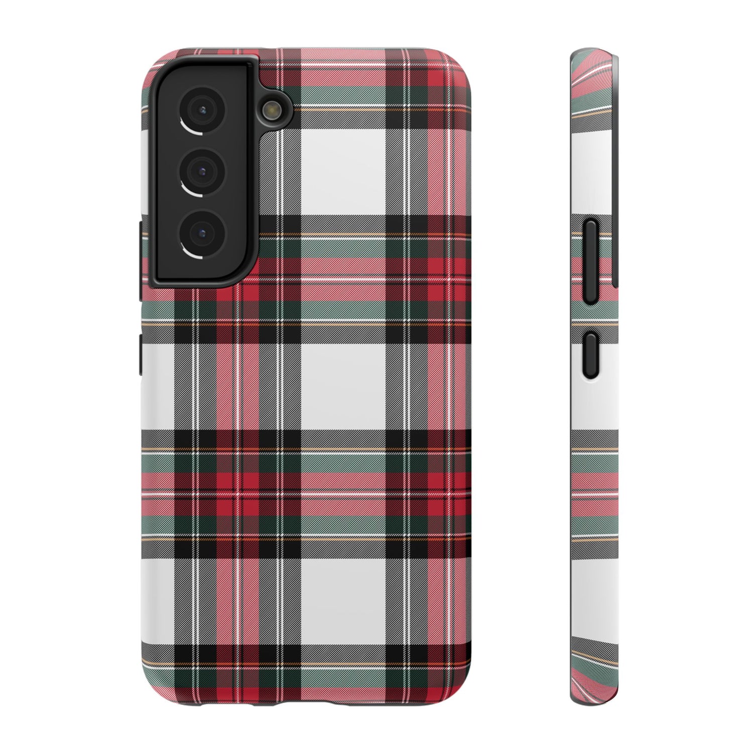 New Tartan Christmas Plaid Impact-Resistant Cases, iPhone, Samsung