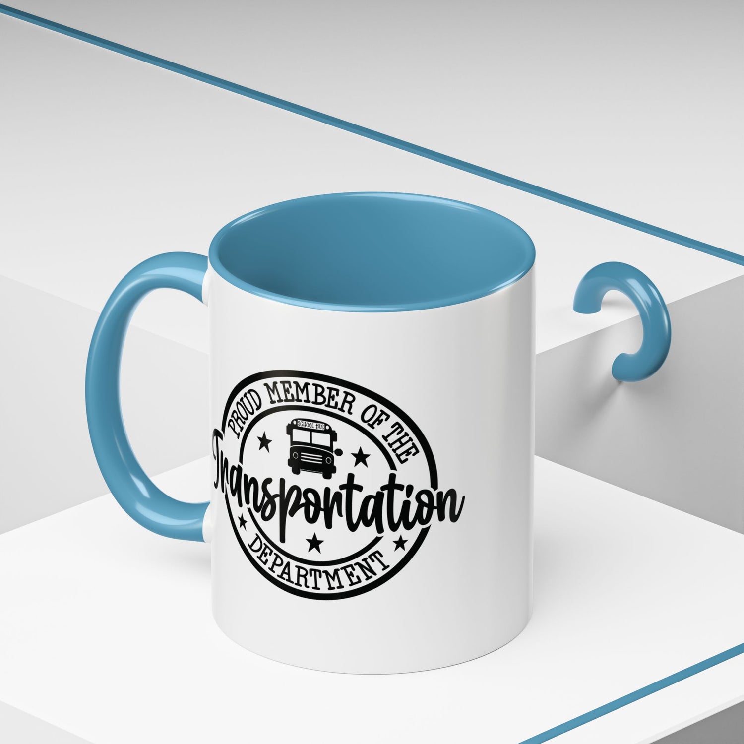Transportation Department Coffee Mug, Proud Member Mug, Gift for Drivers, Transportation Lover Gift, Fun Coffee Cup, Tea and Coffee Mug