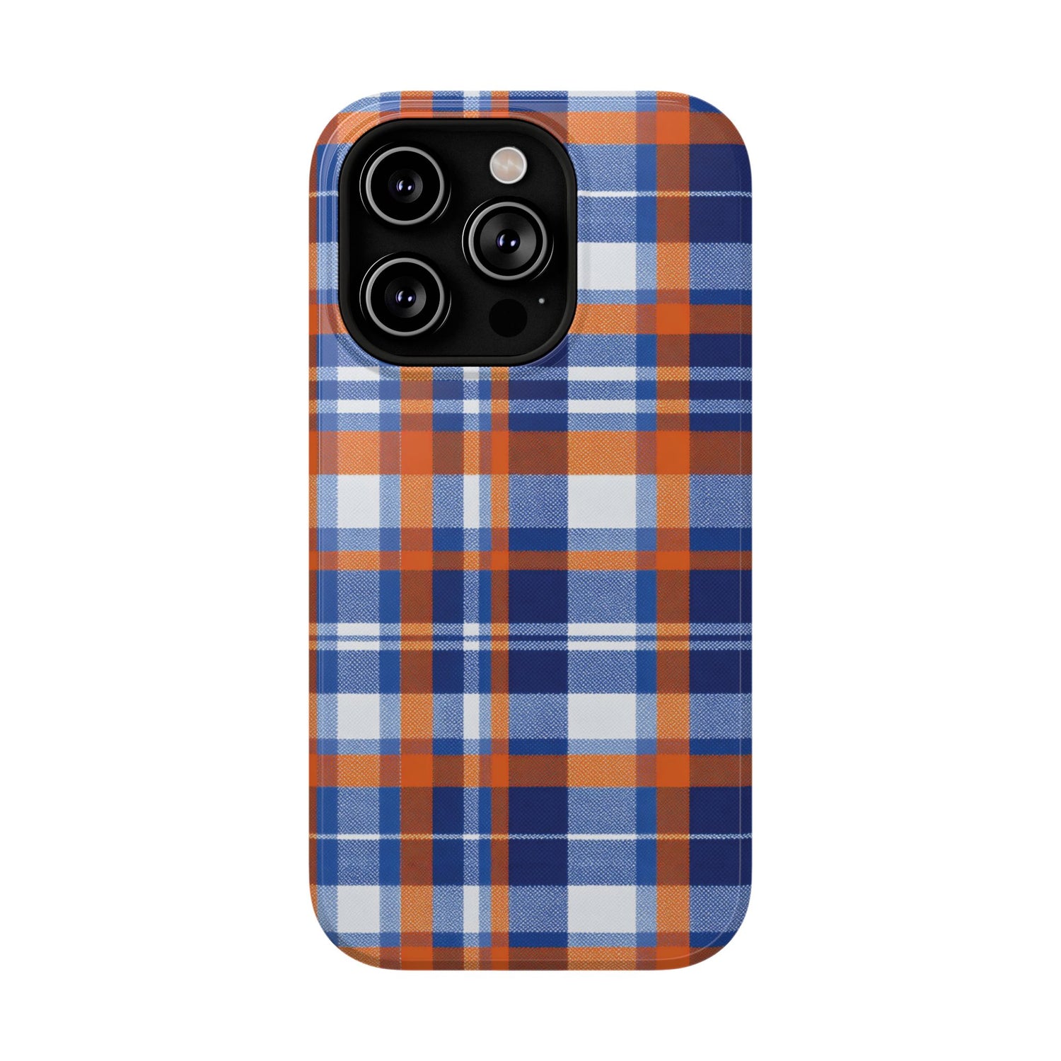 Impact-Resistant Phone Case- Florida Plaid