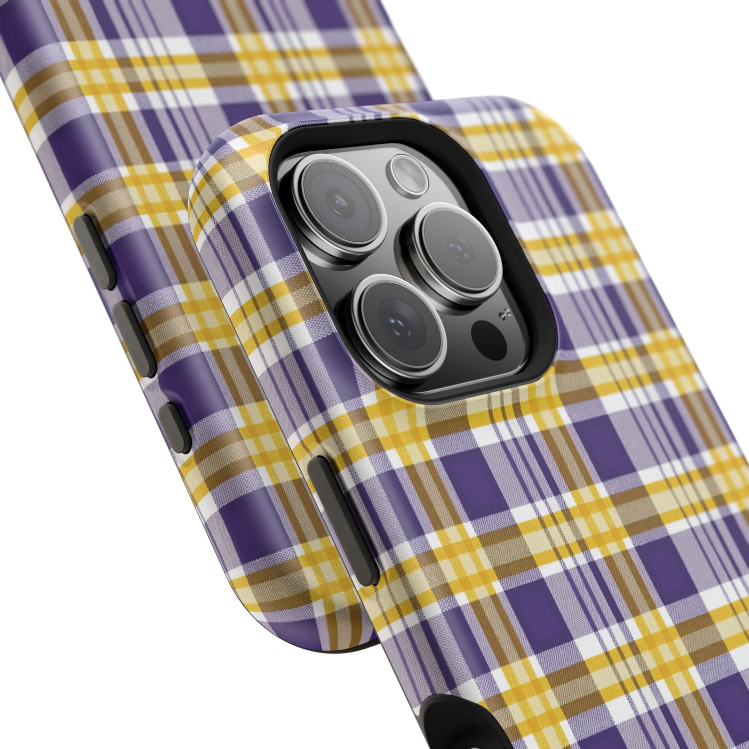 Impact-Resistant Phone Case- Louisiana Plaid