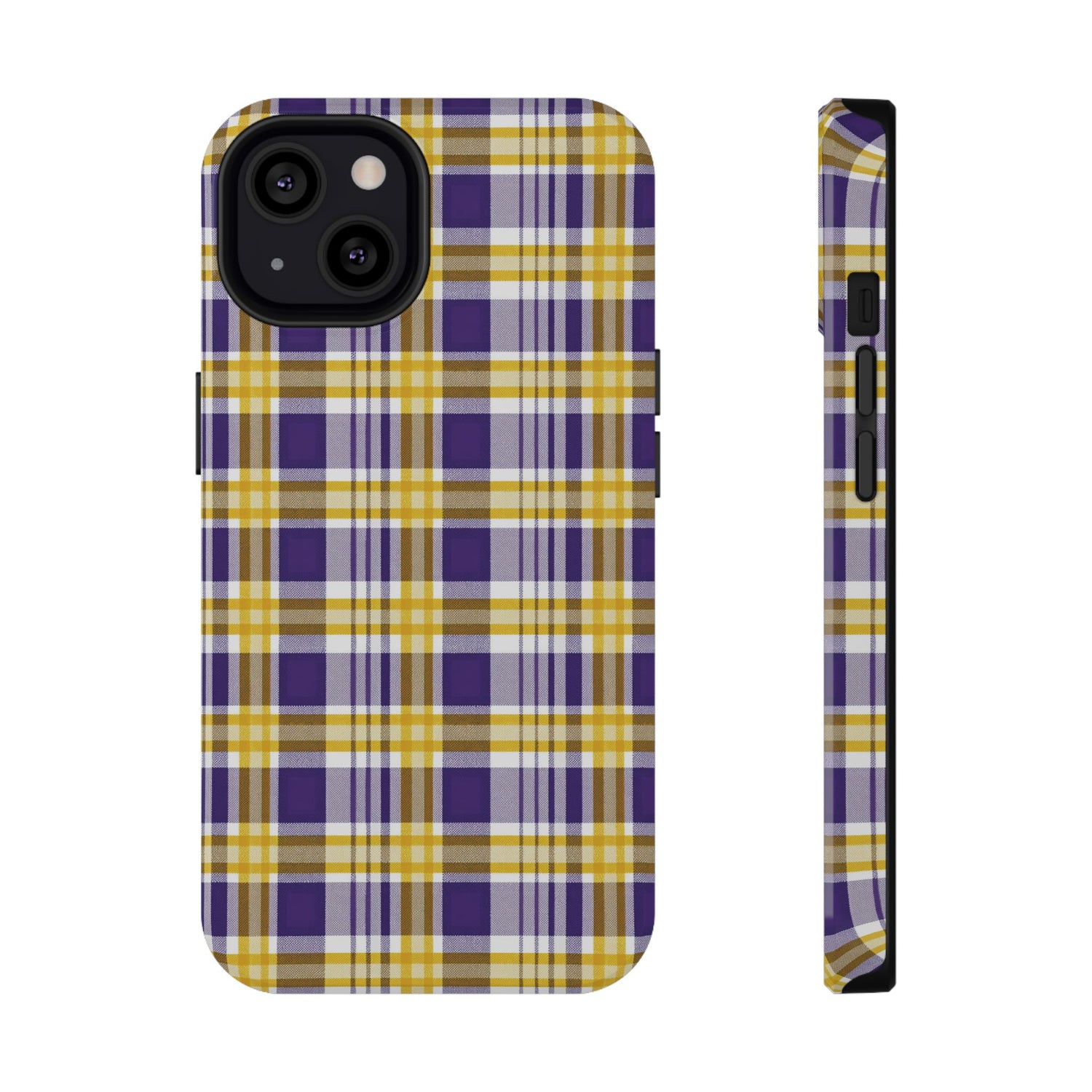 Impact-Resistant Phone Case- Louisiana Plaid
