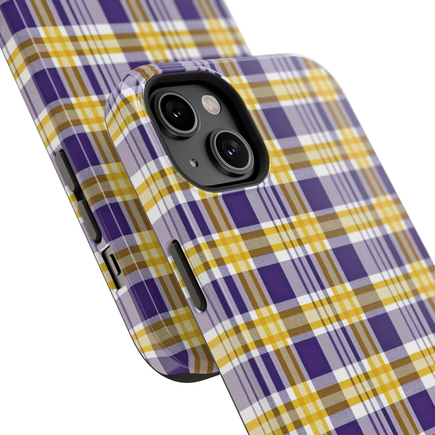 Impact-Resistant Phone Case- Louisiana Plaid