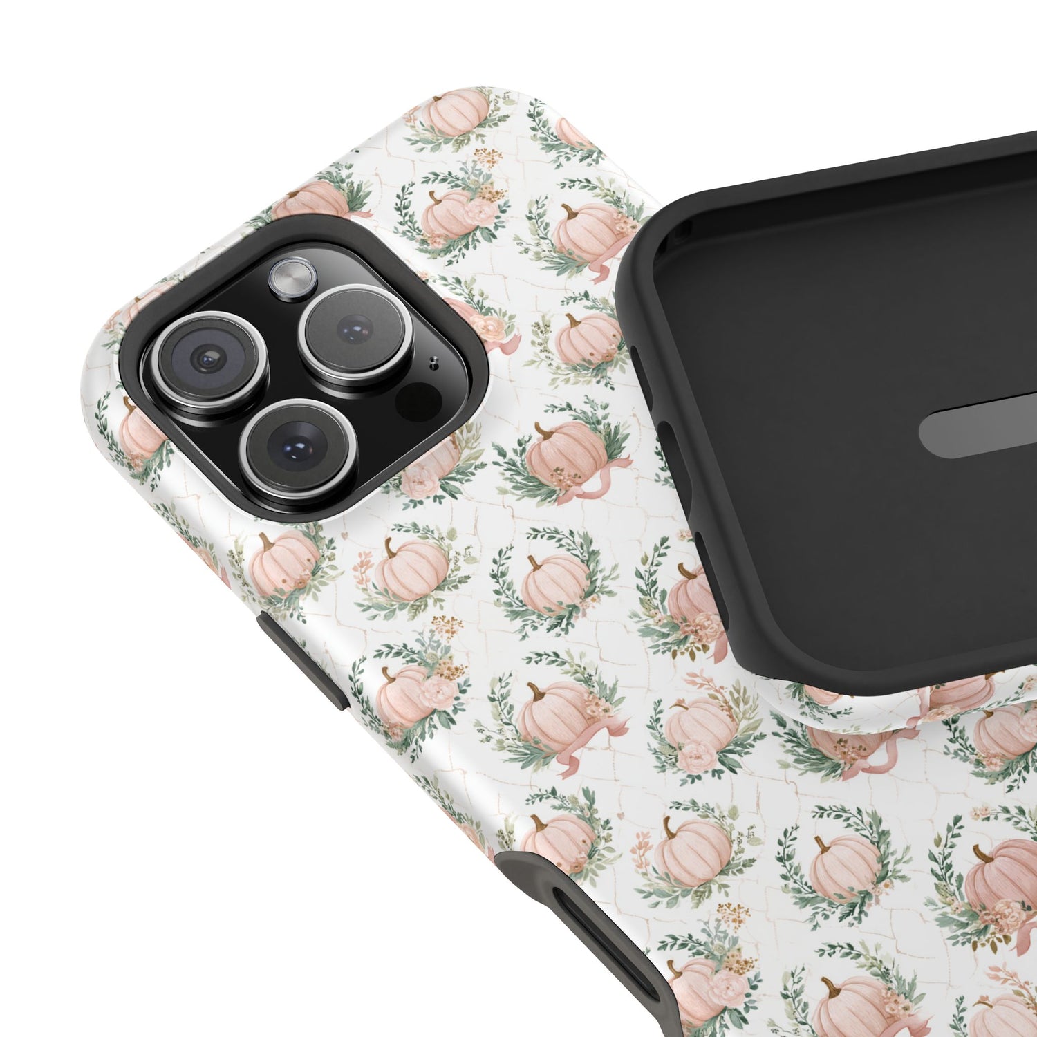 Elegant Pumpkin Impact-Resistant Phone Case, iPhone, Samsung