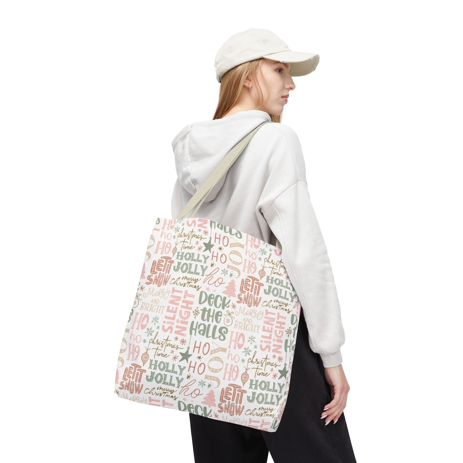 Christmas Phrases Tote Bag