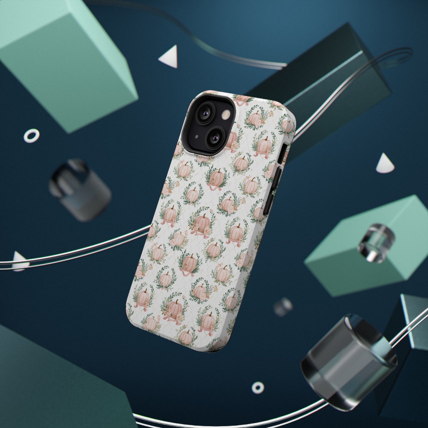 Elegant Pumpkin Impact-Resistant Phone Case, iPhone, Samsung