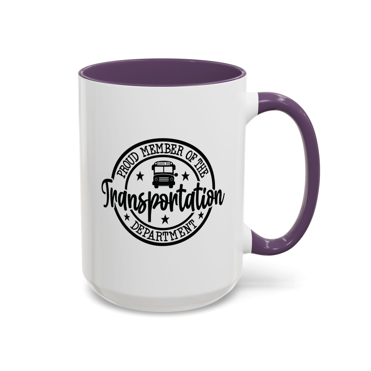 Transportation Department Coffee Mug, Proud Member Mug, Gift for Drivers, Transportation Lover Gift, Fun Coffee Cup, Tea and Coffee Mug