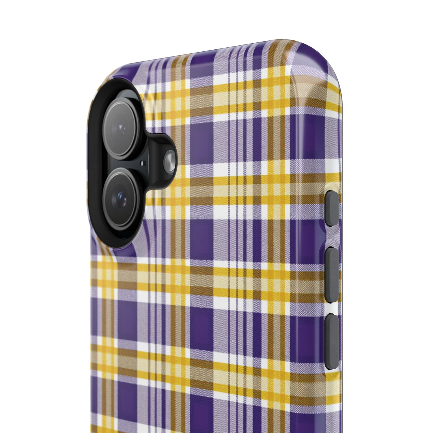 Impact-Resistant Phone Case- Louisiana Plaid