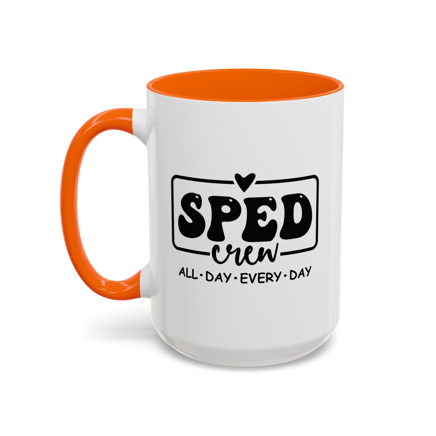 SPED Crew Accent Coffee Mug - Perfect for Teachers, Staff Gifts, Educational Appreciation, Fun Coffee Lovers