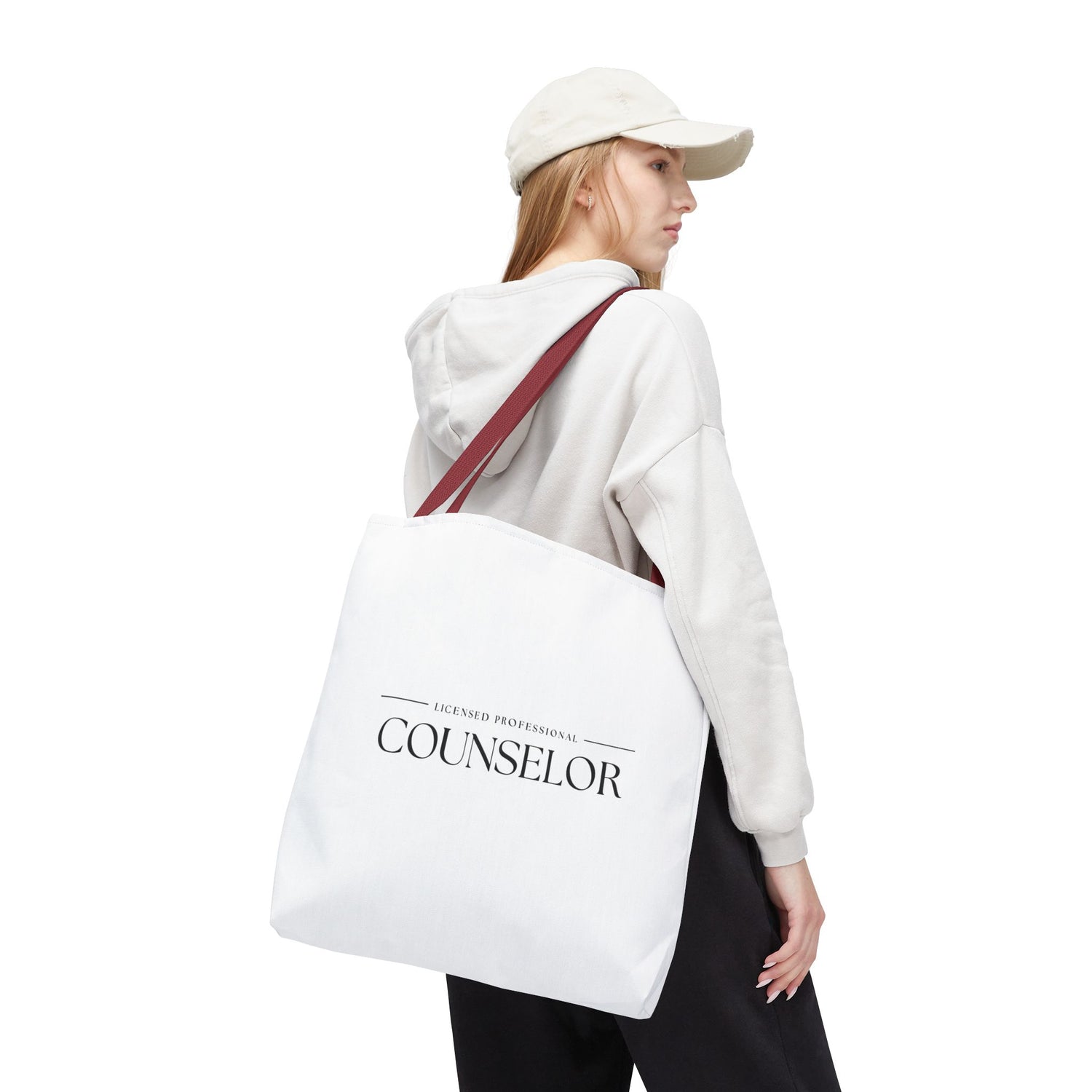 Licensed Counselor Tote Bag | Eco-Friendly Shopping Bag | Gift for Counselors, Therapist Tote, Daily Use Bag, Professional Accessory