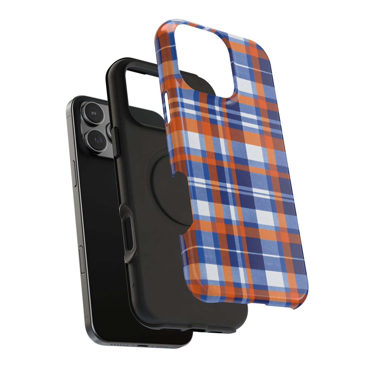 Impact-Resistant Phone Case- Florida Plaid