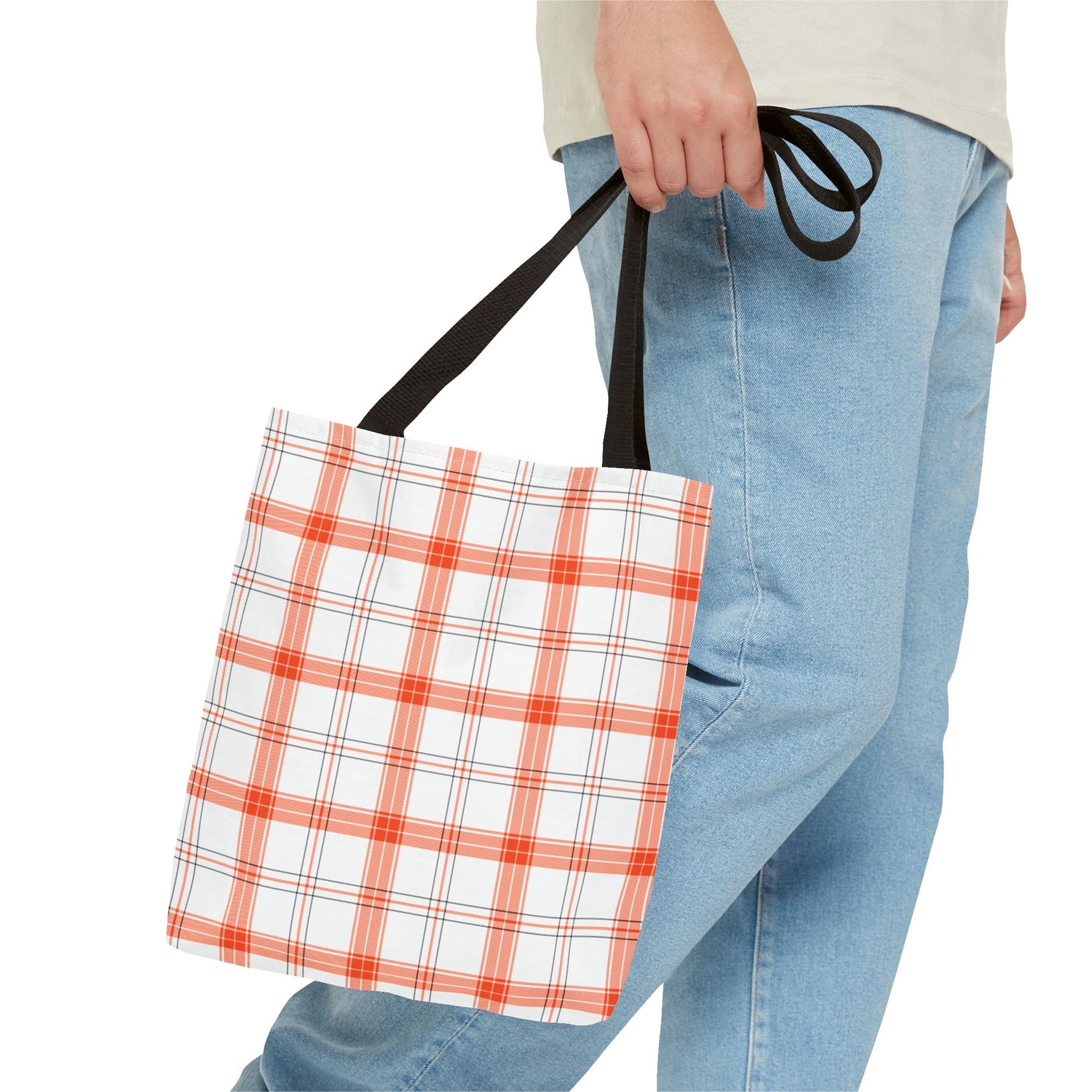 Fall Plaid Tote Bag